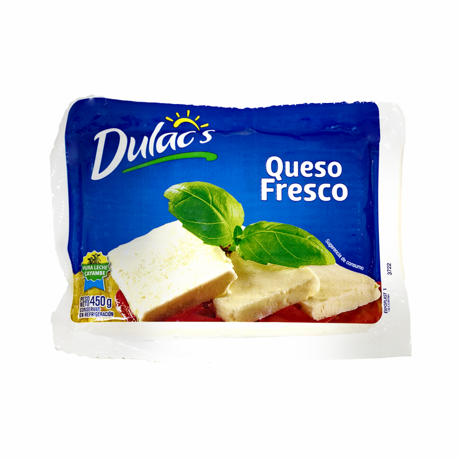 Queso Fresco Rico En Calcio DULACS 450 G