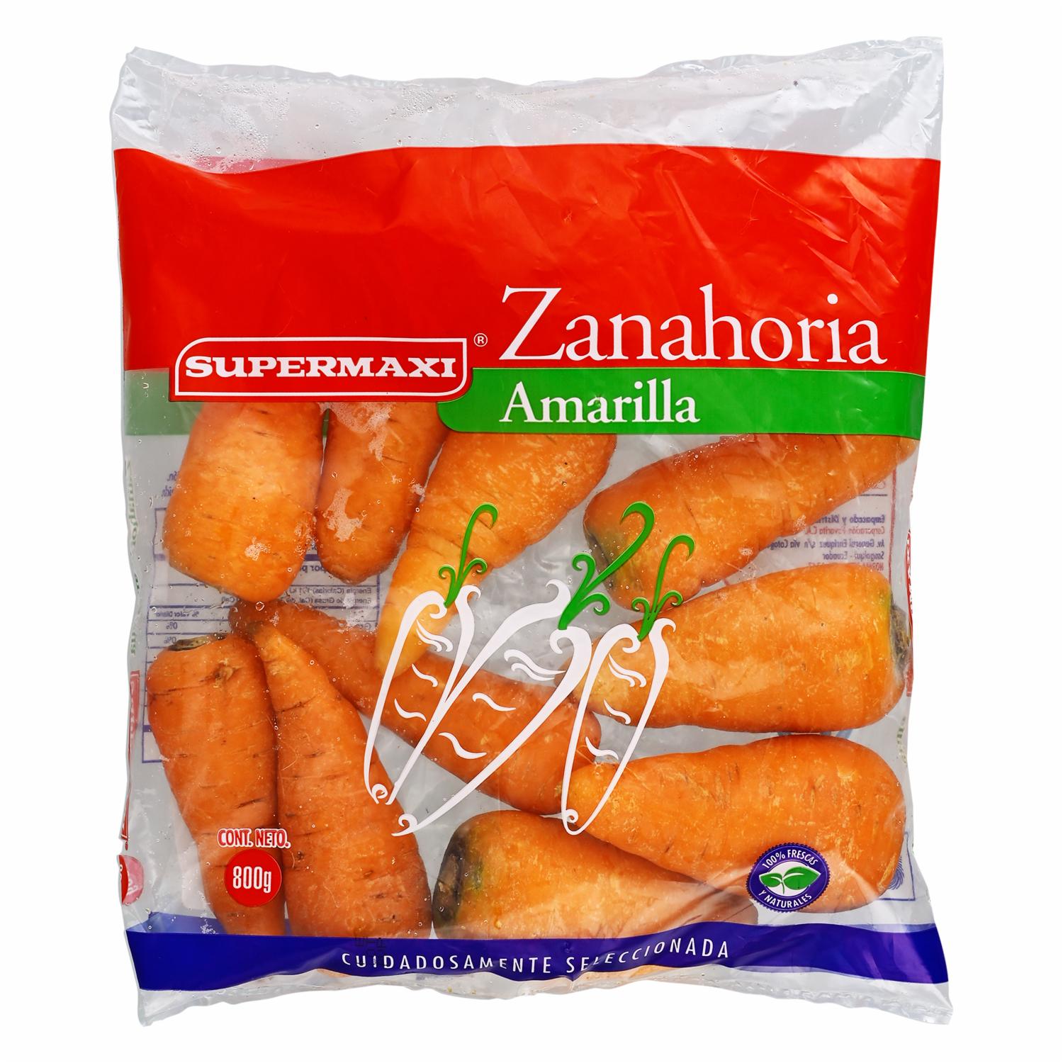 Zanahoria Empacada SUPERMAXI 800 G