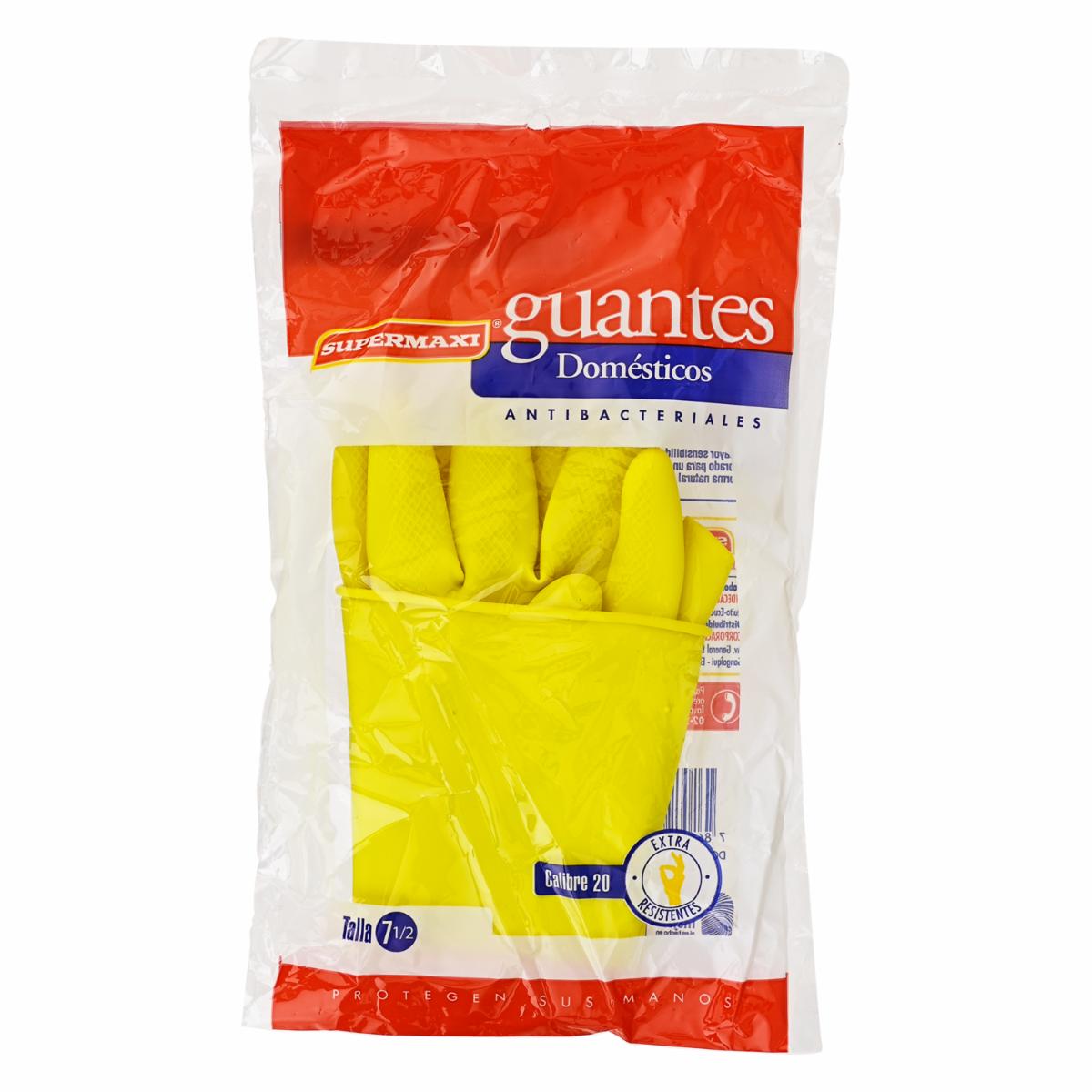 Guante Amarillo N° 7 Y Medio SUPERMAXI Unidad