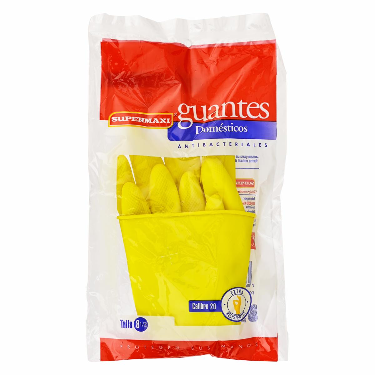 Guante Amarillo N° 8 Y Medio SUPERMAXI Unidad