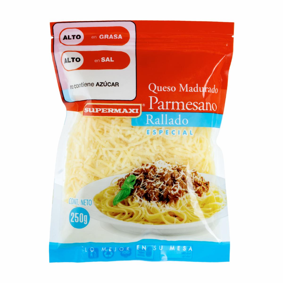 Queso Parmesano Rallado SUPERMAXI Funda