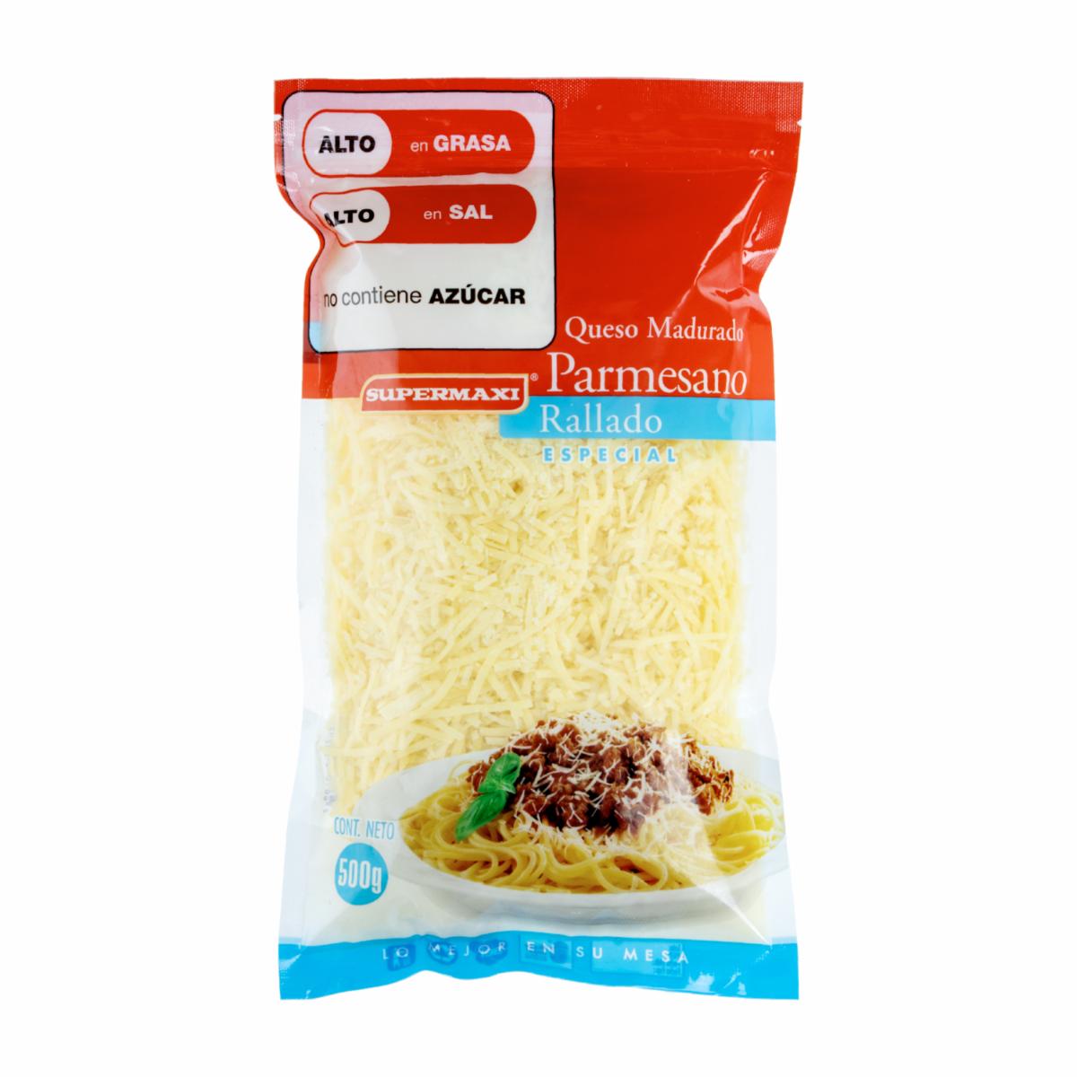 Queso Parmesano Rallado SUPERMAXI 500 G