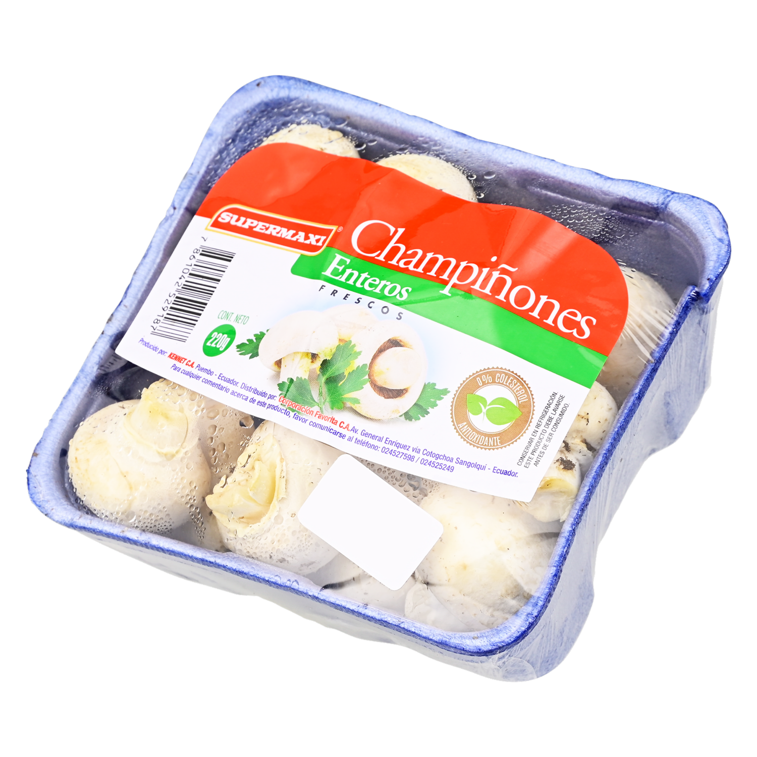 Champiñones Enteros SUPERMAXI Bandeja