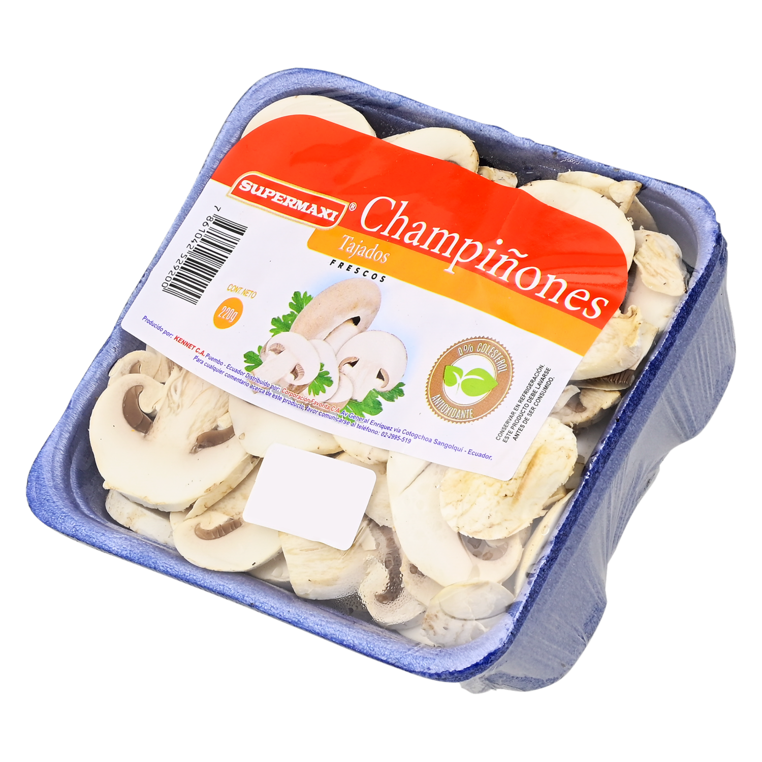 Champiñones En Tajas SUPERMAXI Bandeja