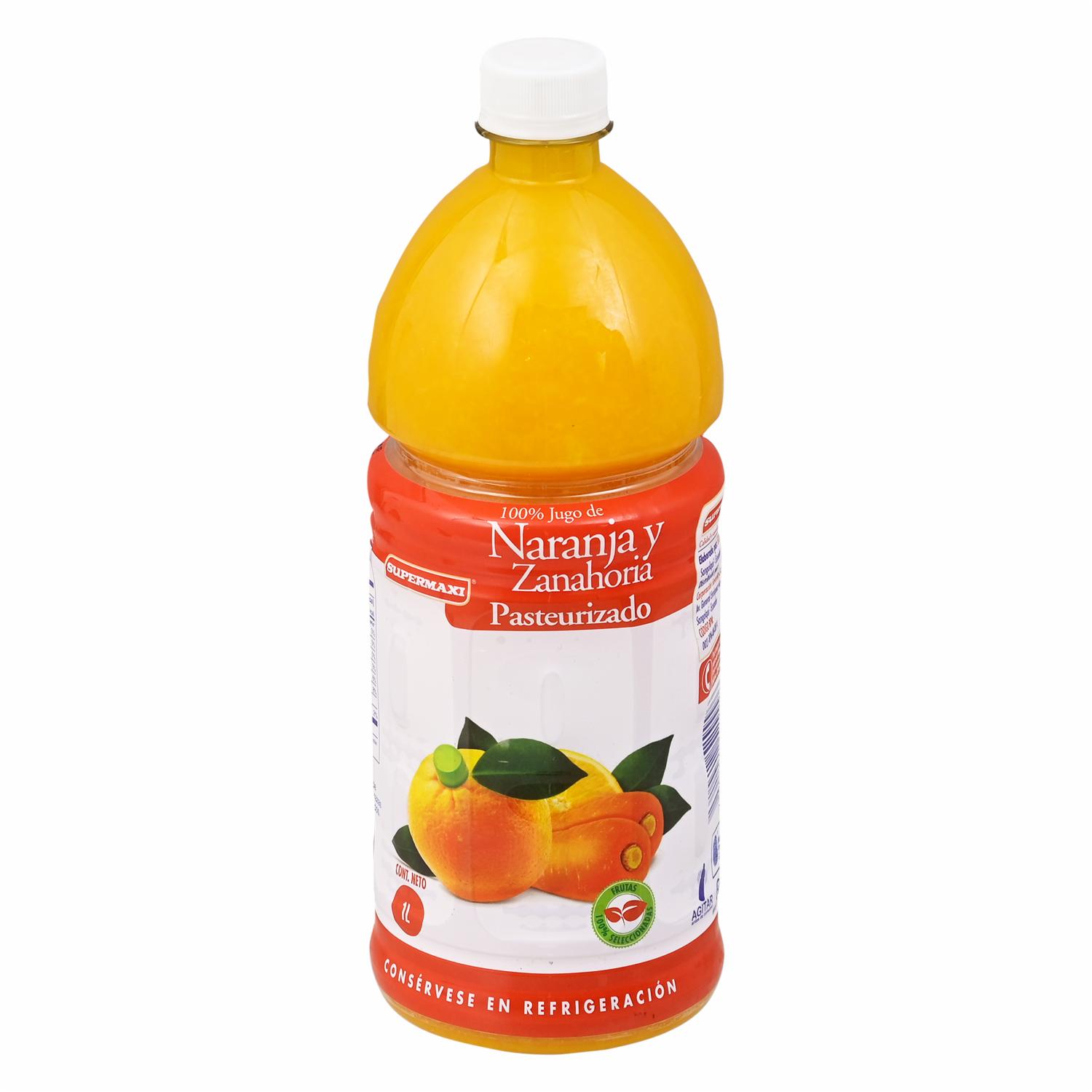 Jugo De Naranja Y Zanahoria Pasteurizado SUPERMAXI 1000ml