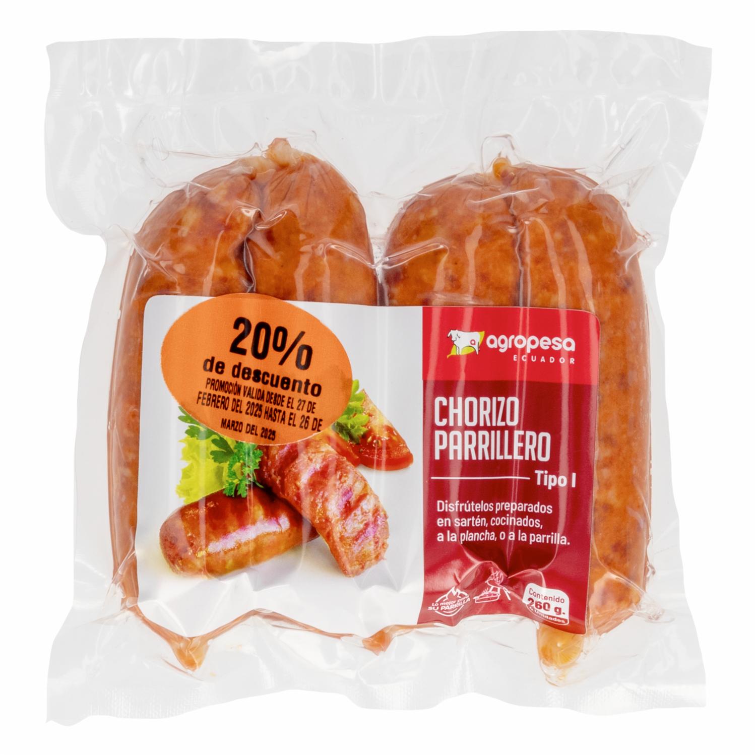 Chorizo Parrillero AGROPESA 260g