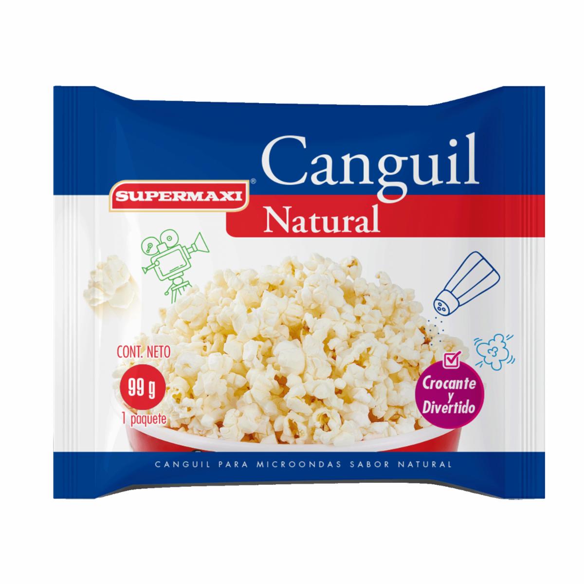 Canguil Para Microondas Natural SUPERMAXI 99 G