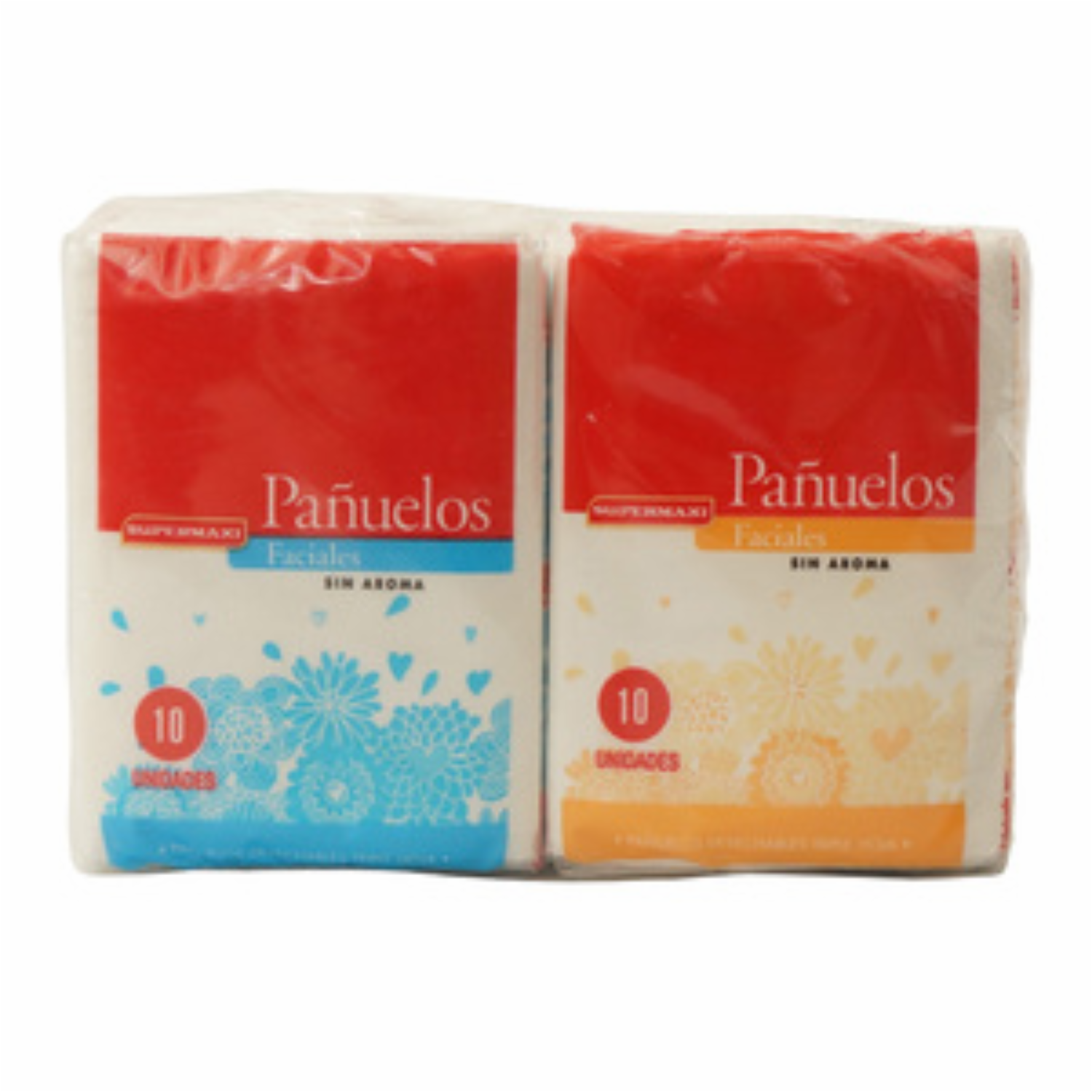 Pañuelos Faciales Pocket SUPERMAXI 4 Paquetes X 10 Unidades