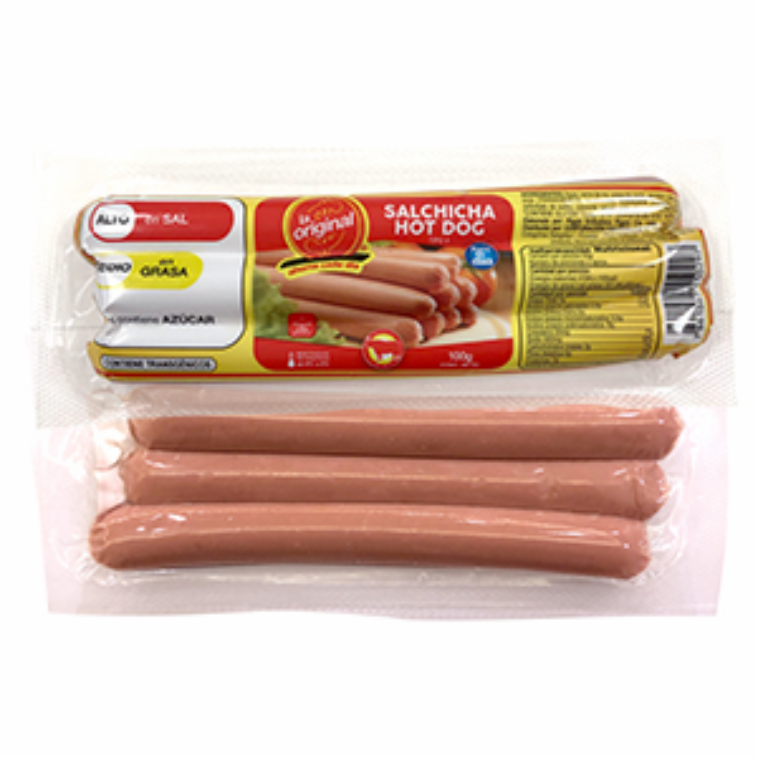 Salchicha Hot Dog LA ORIGINAL 100g