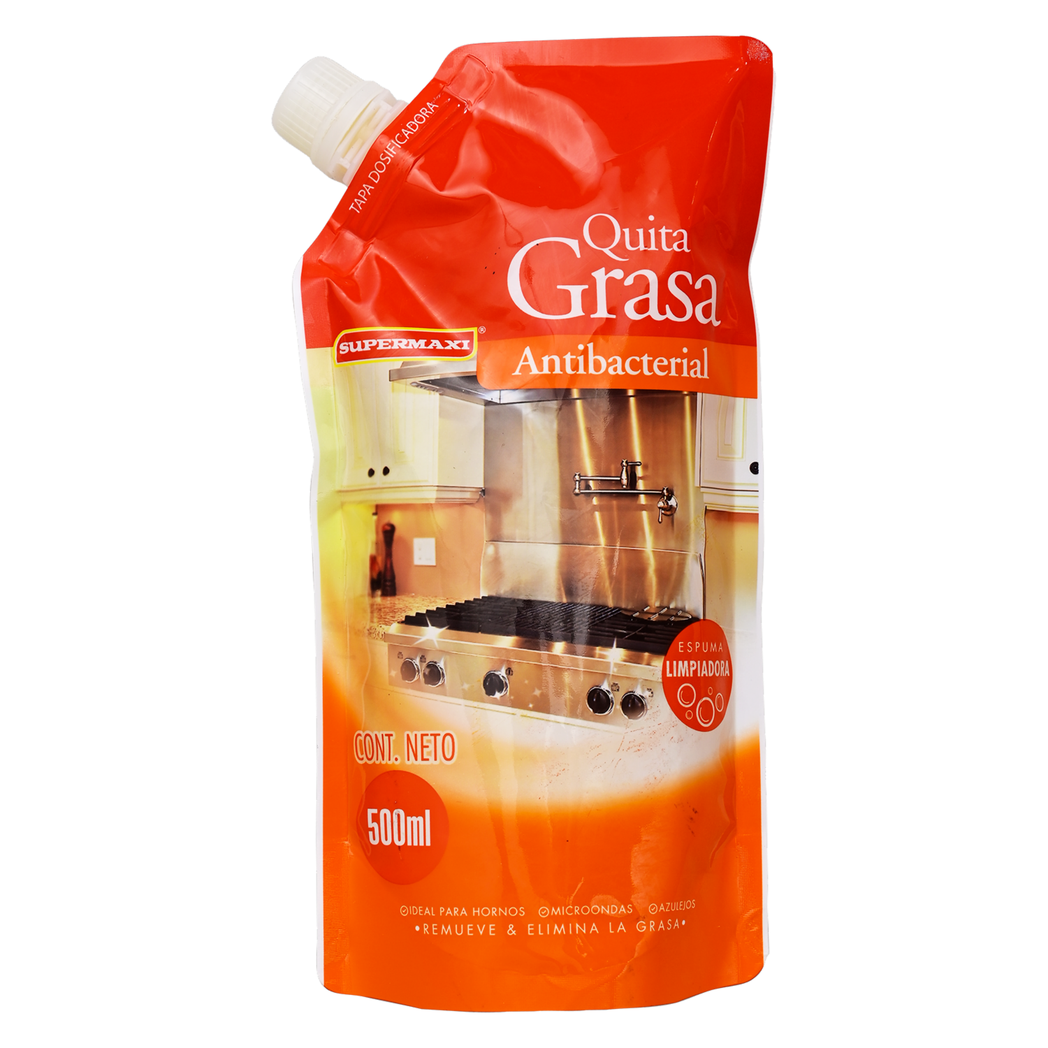 Quita Grasa Antibacterial Doy Pack SUPERMAXI 500 Ml