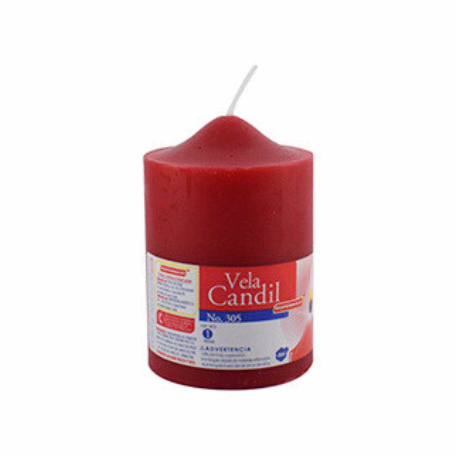 Vela Candil Rojo SUPERMAXI N305