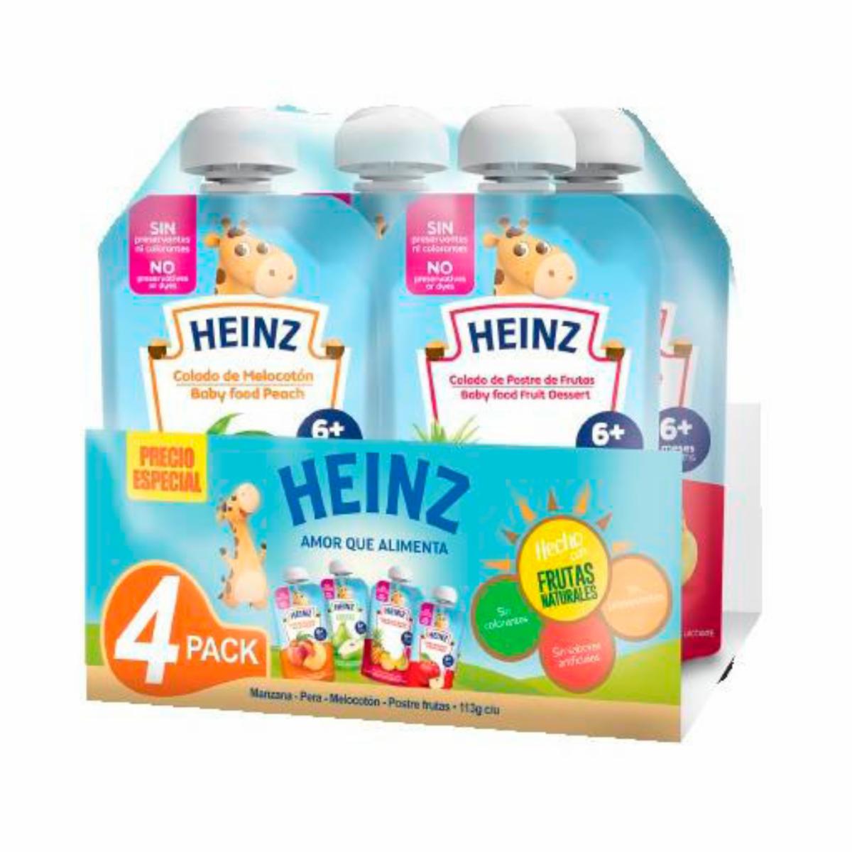 Compota De Frutas Pack Ahorro HEINZ 4 u