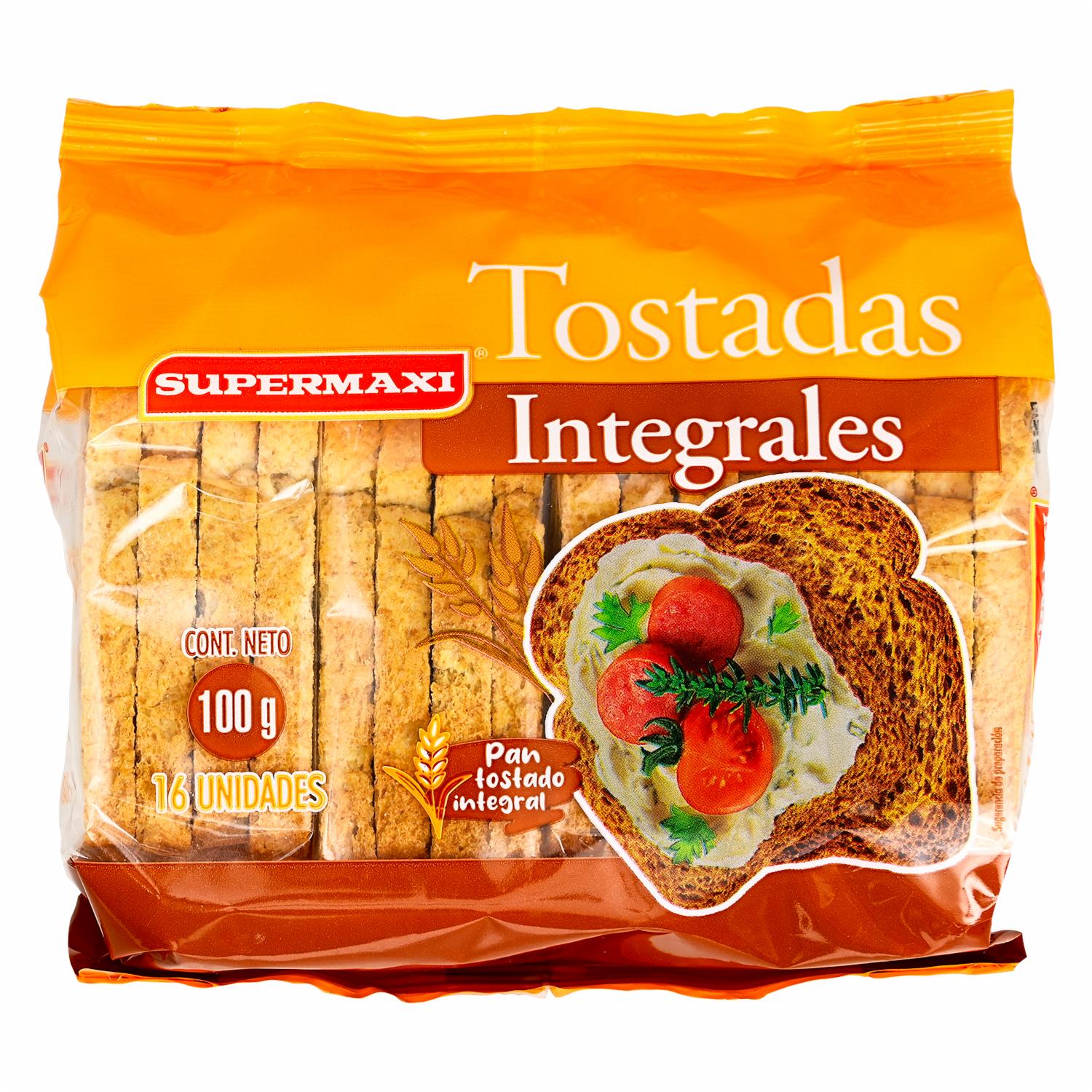 Tostadas Integrales SUPERMAXI 100 G