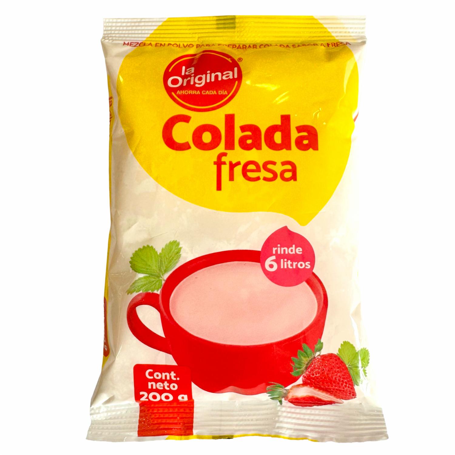 Colada Sabor Fresa LA ORIGINAL 200 G