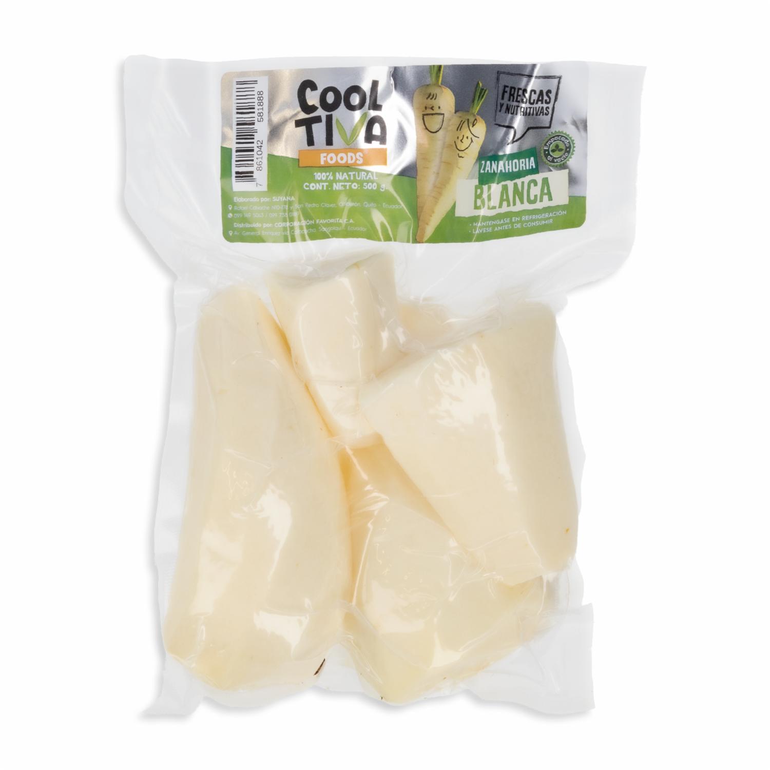 Zanahoria Blanca Al Vacío COOLTIVA 500G