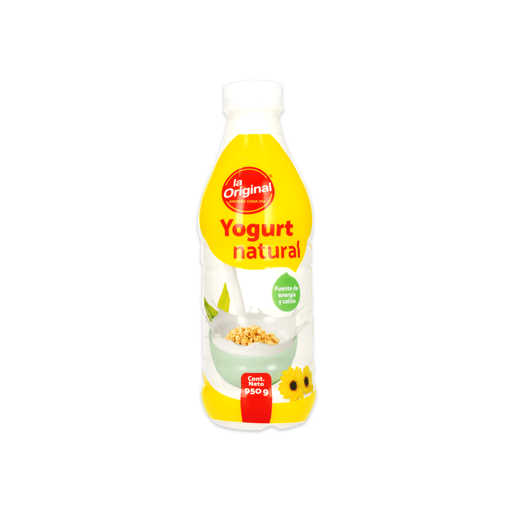 La Original Yogurt Natural Botella 950 G