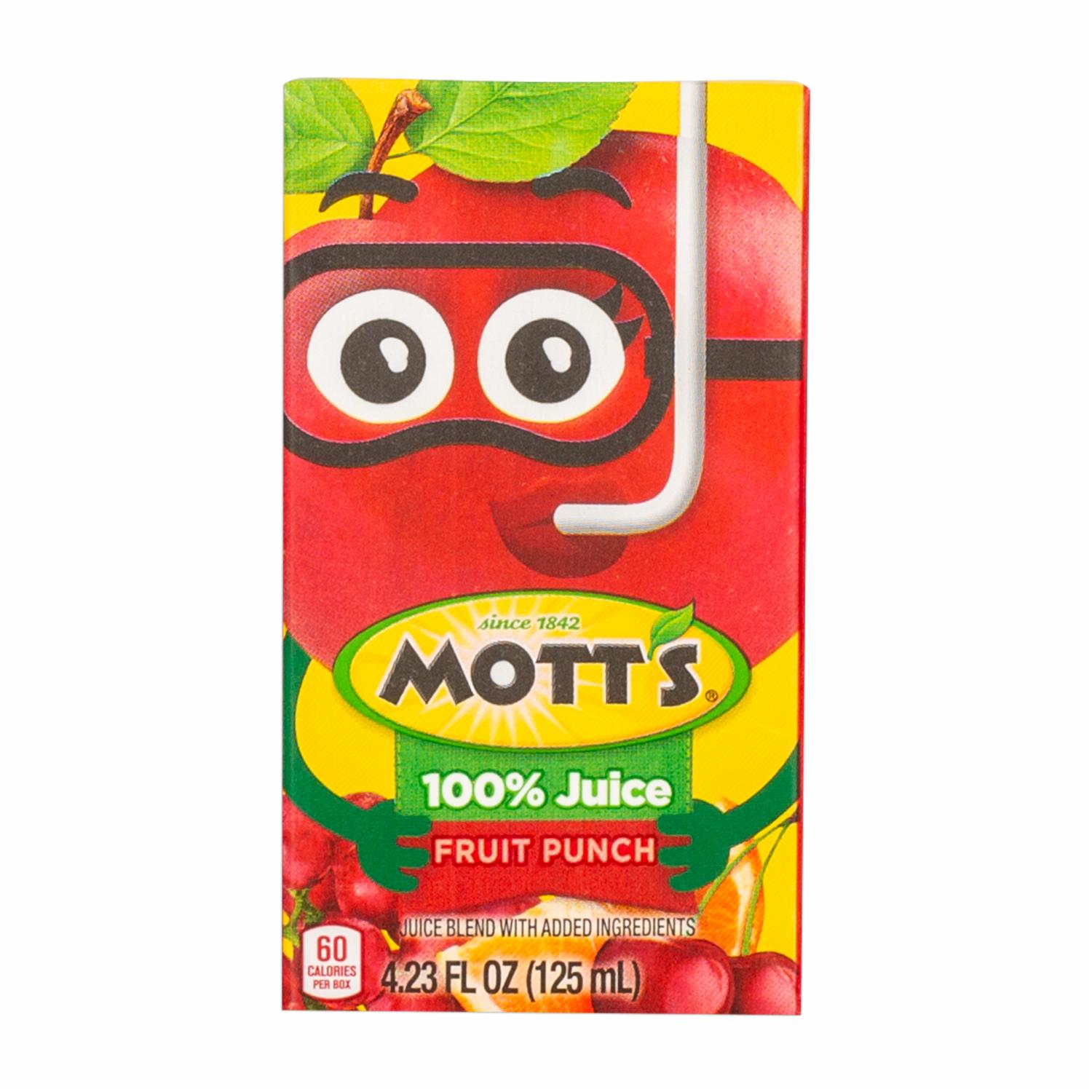 Jugo De Frutas Sin Azúcar Añadido MOTT’S 125 Ml