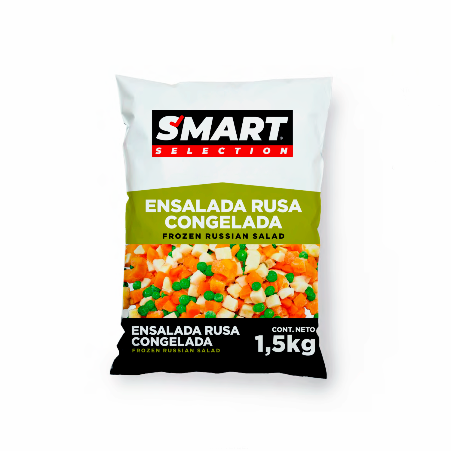 Ensalada Rusa Congelado IQF SMART SELECTION 1.5 Kg