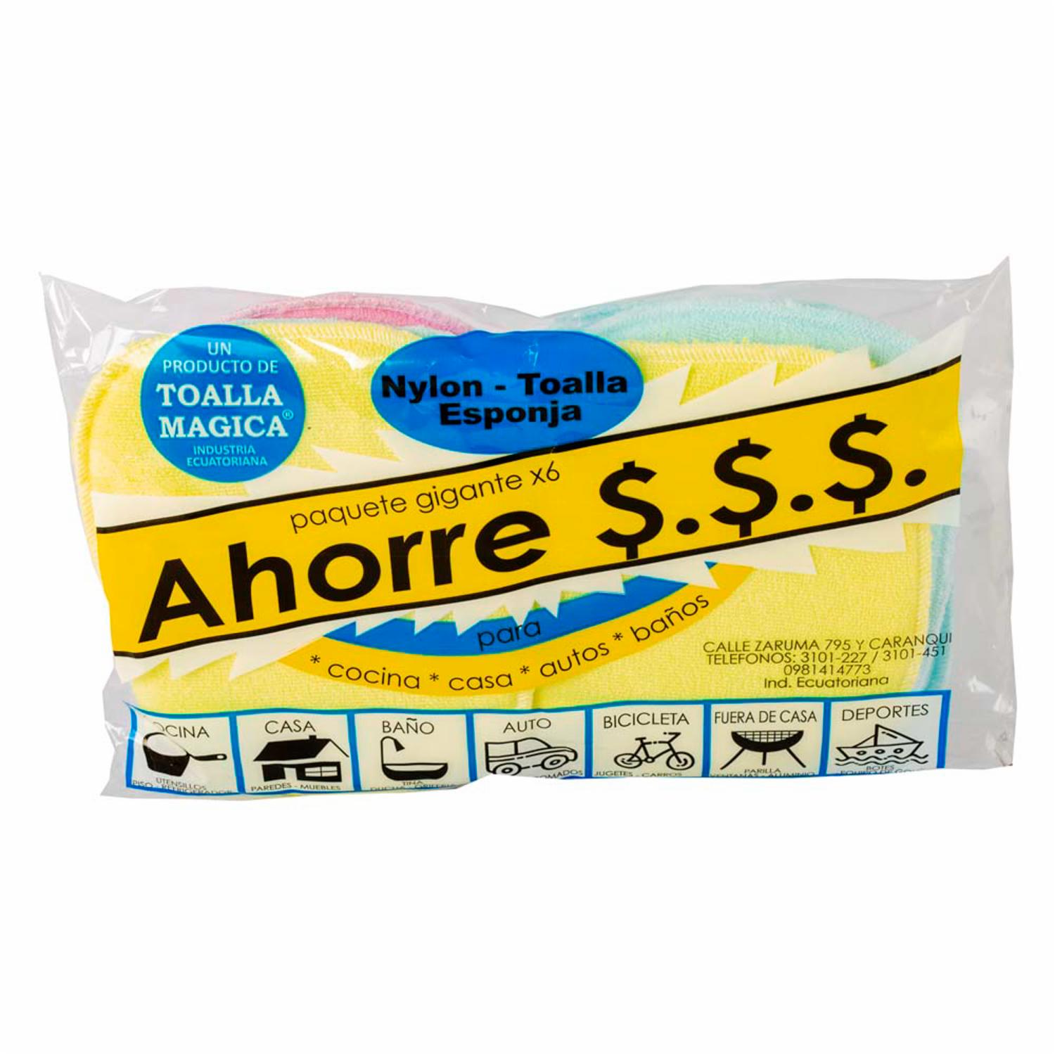 Toalla De Cocina LA TOALLA MÁGICA 6 U