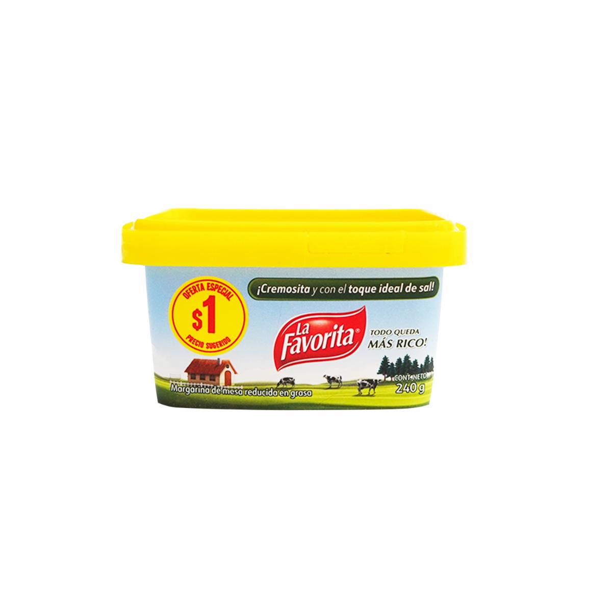 Margarina Vegetal LA FAVORITA 240 G
