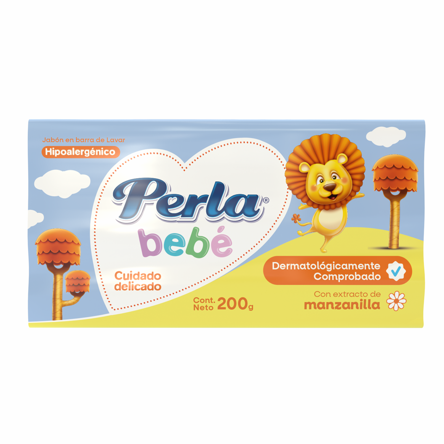 Jabón De Ropa Para Bebé Aroma Manzanilla PERLA 200 G