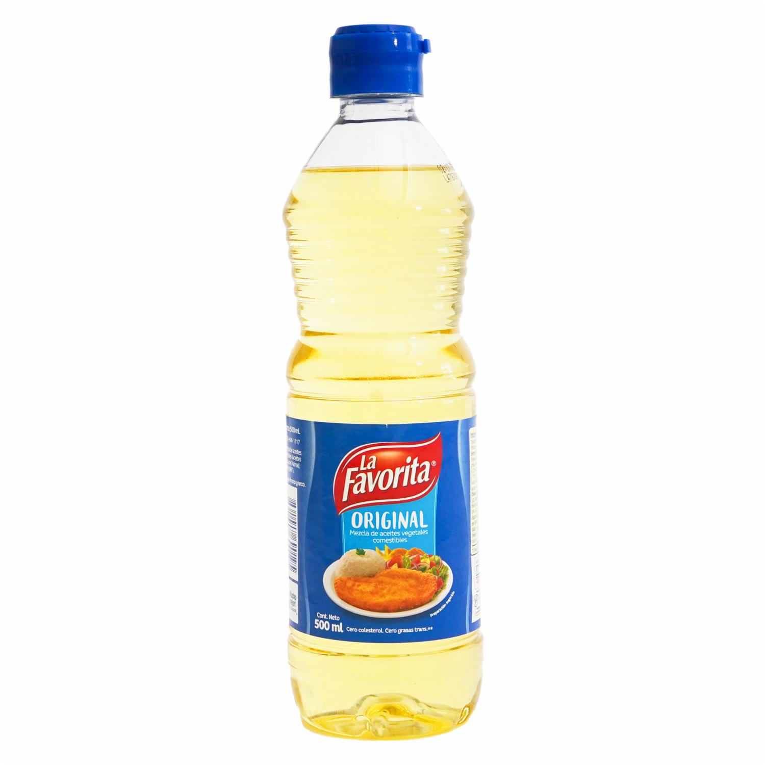 Aceite Comestible Embotellado LA FAVORITA 500 Ml