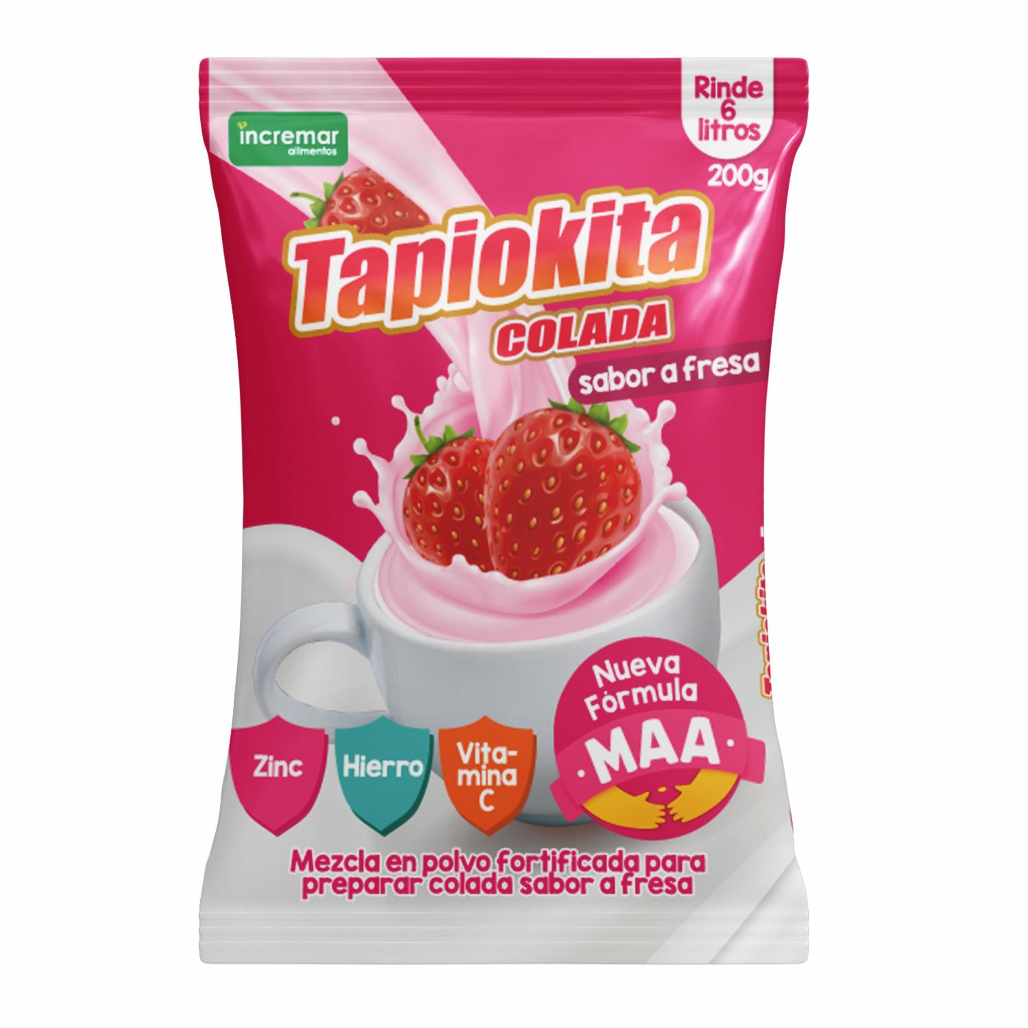 Colada Sabor Fresa TAPIOKITA 200 G