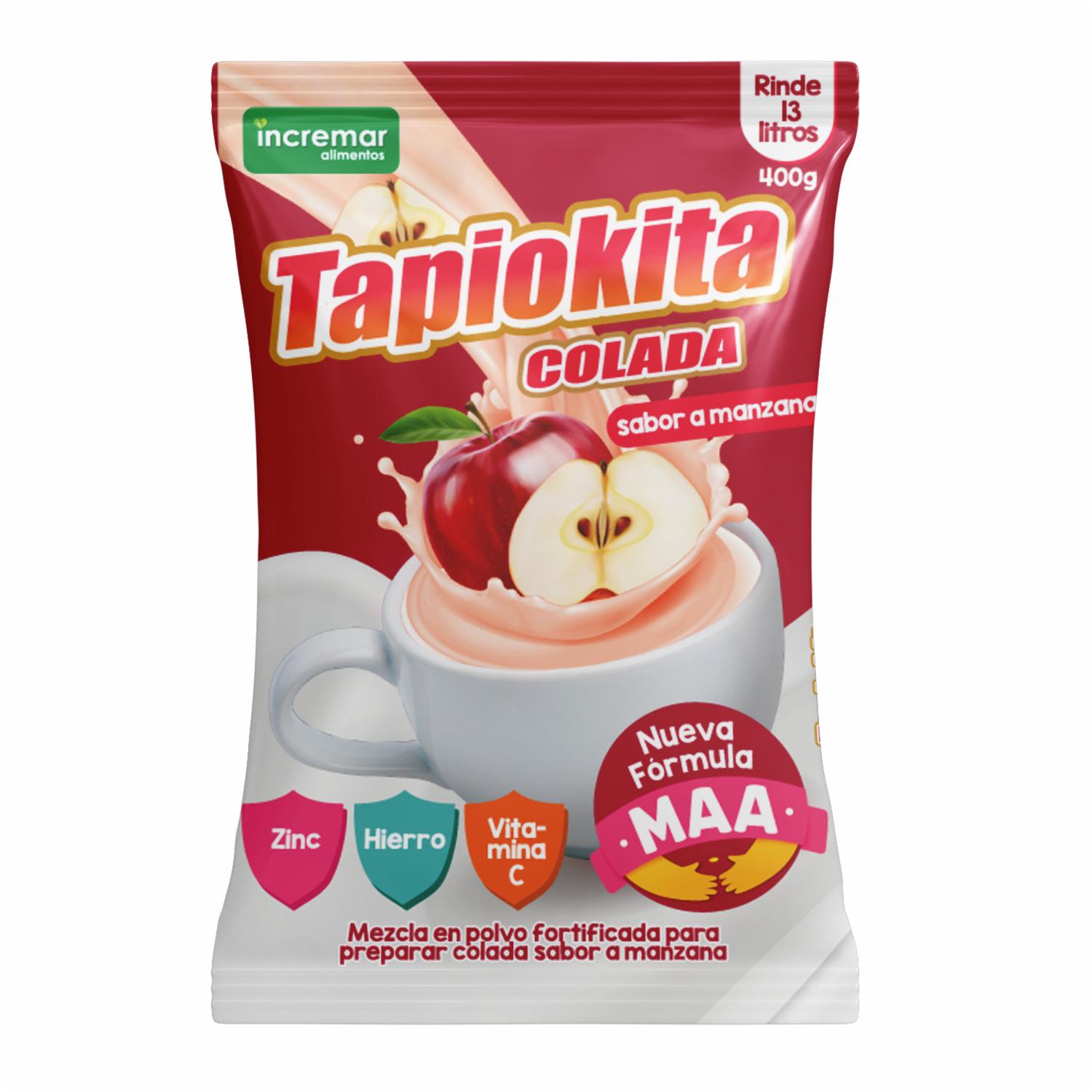 Colada Sabor Manzana TAPIOKITA 400 G