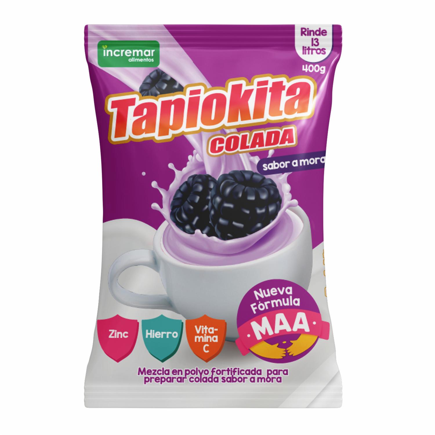 Colada Sabor Mora TAPIOKITA 400 G