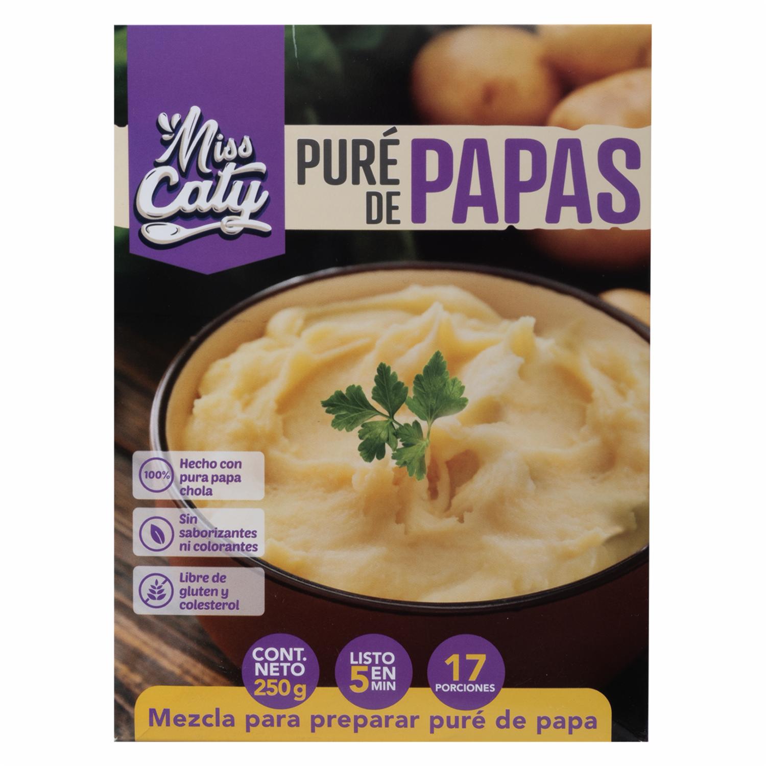 Puré De Papa Natural MISS CATY 250 G