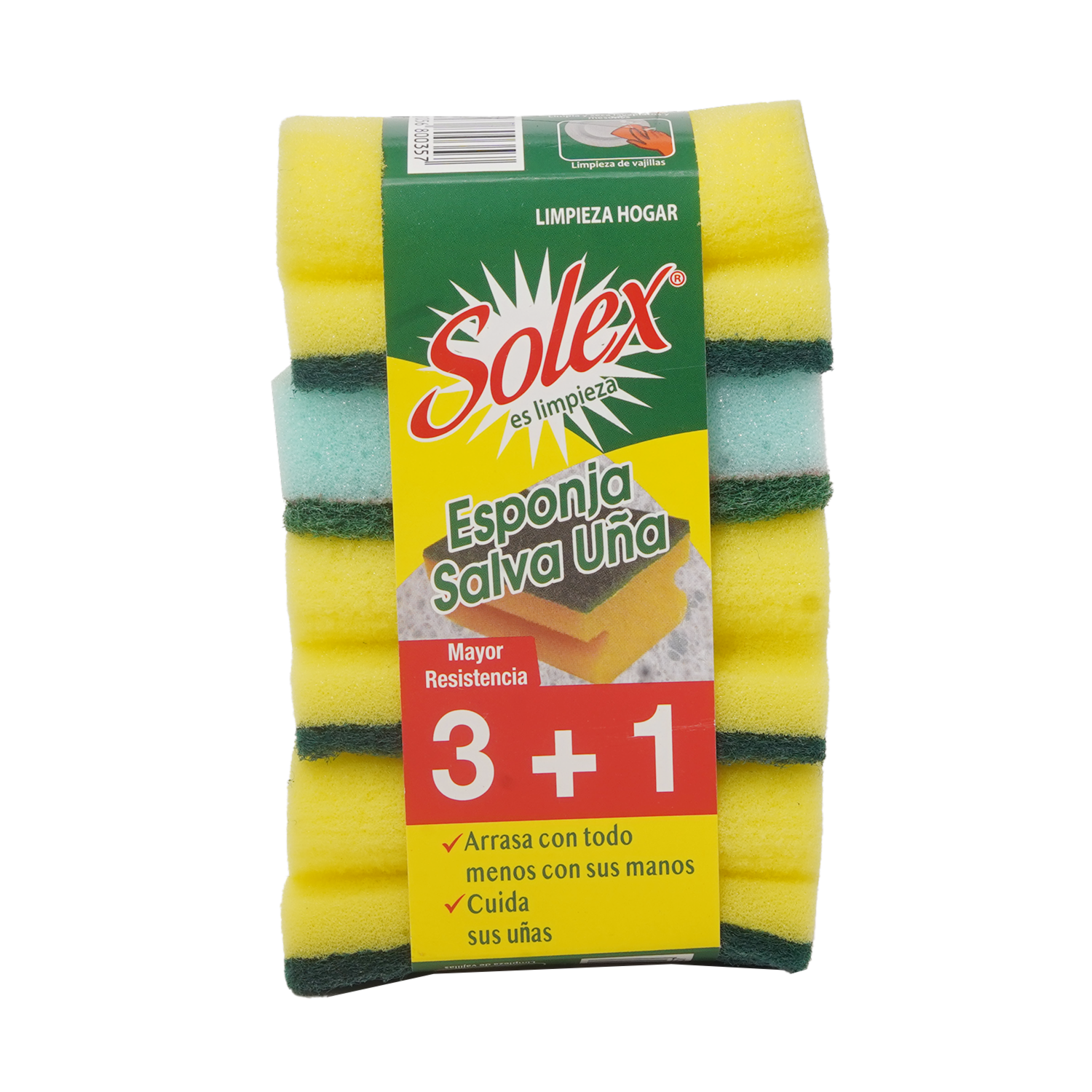 Esponja Salva Uñas SOLEX X 3 Uds