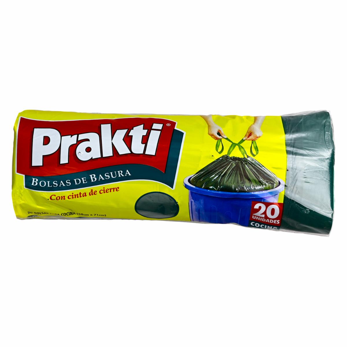 Bolsas De Basura En Rollo Para Cocina PRAKTI 20 Unidades