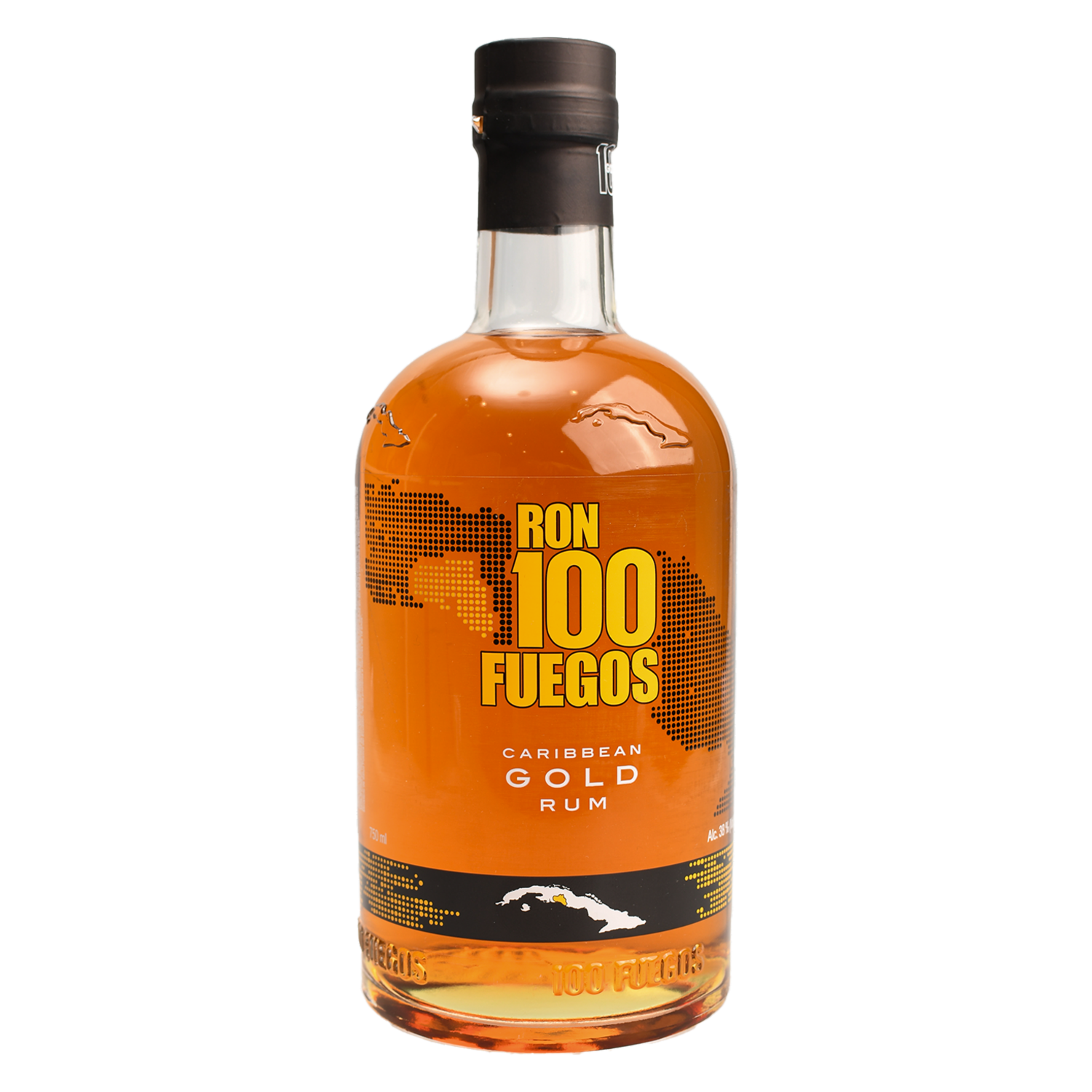 Ron Gold 100 FUEGOS Botella