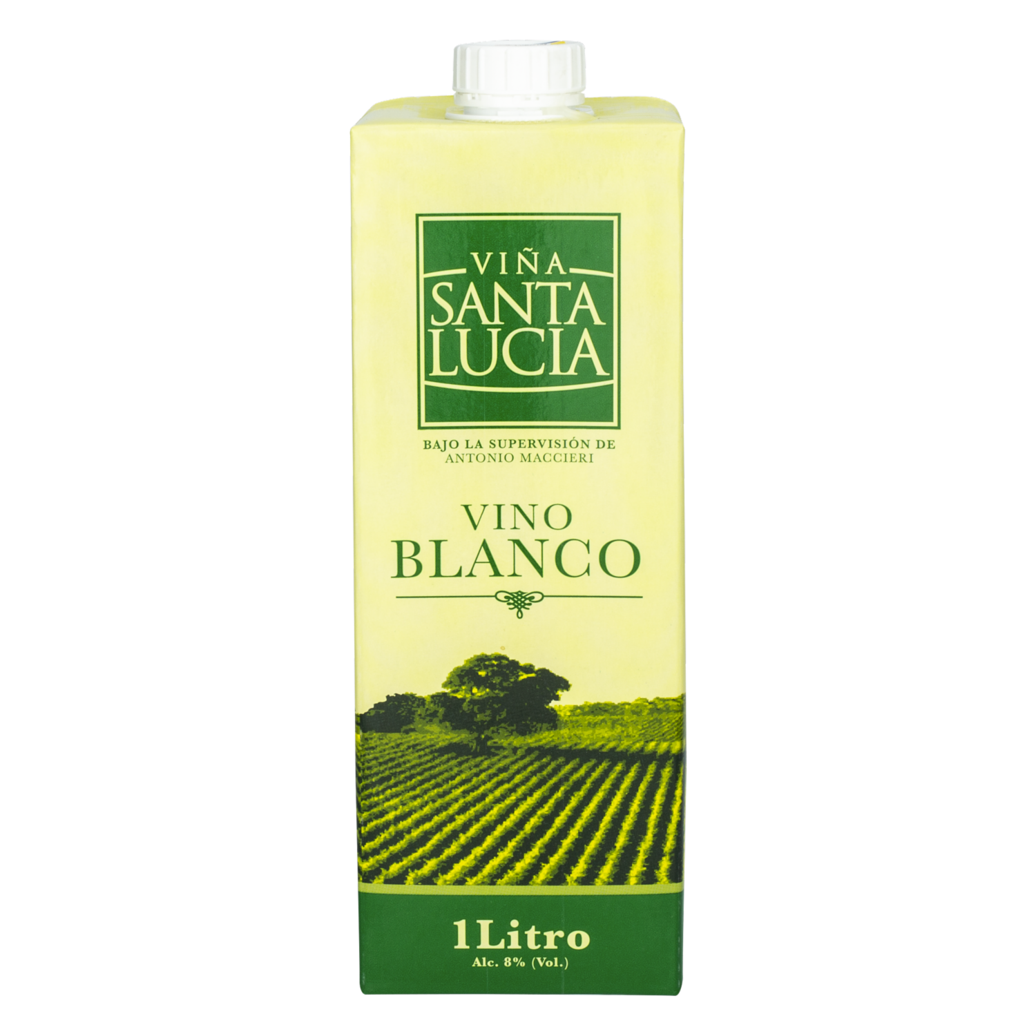 Vino Blanco De Mesa Ecuatoriano 1L SANTA LUCÍA 1000 Ml