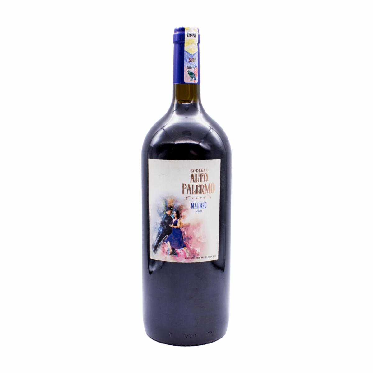 Vino Tinto Malbec ALTO PALERMO 1500 Ml