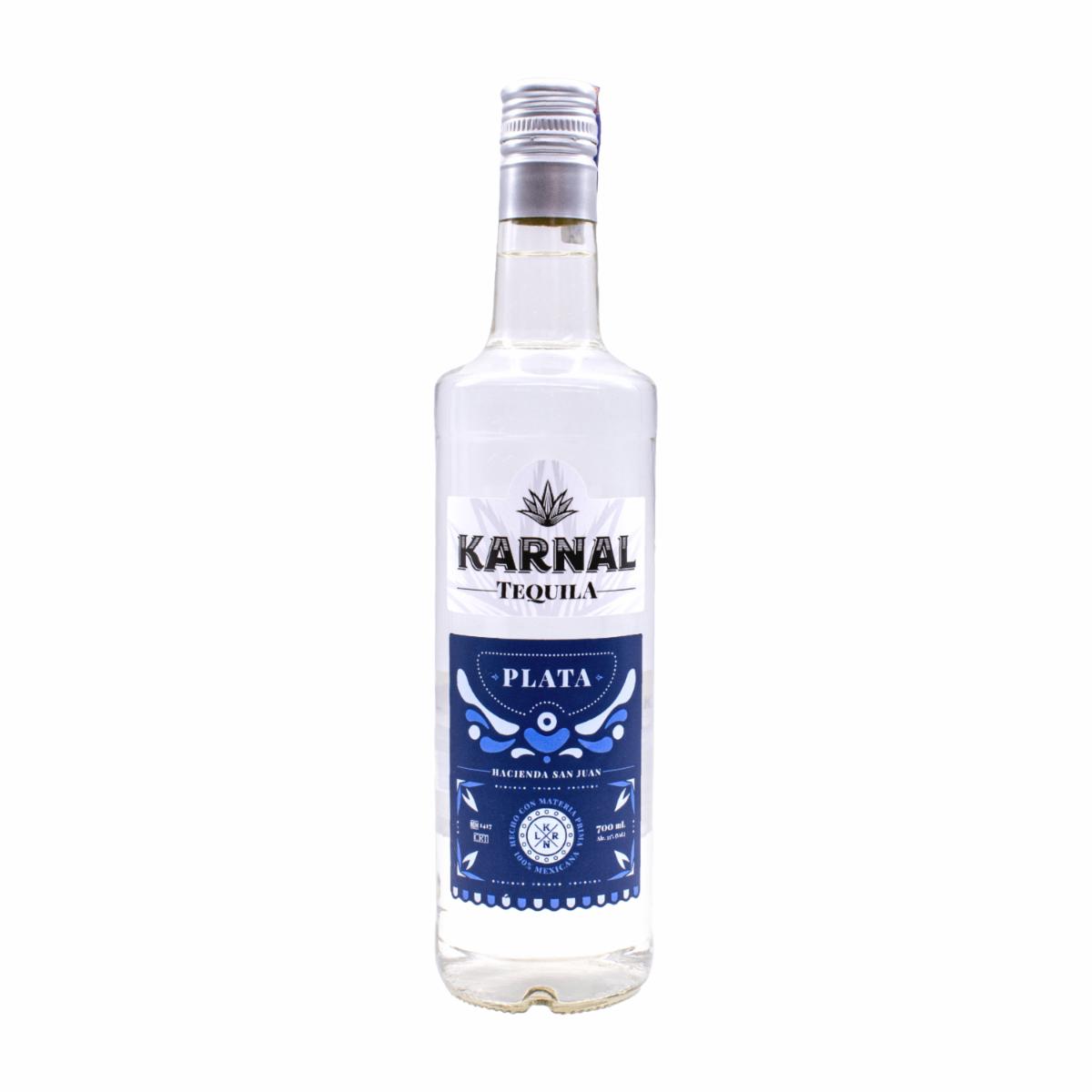 Tequila Plata El Karnal 700 Ml
