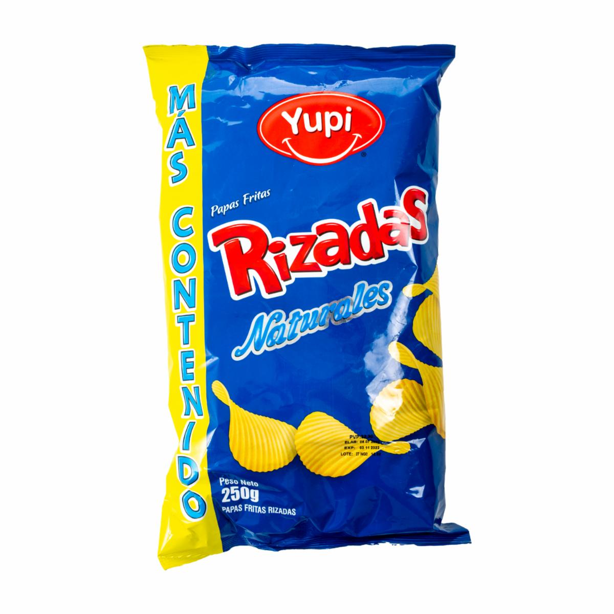 Papas Fritas Naturales RIZADAS 250 G