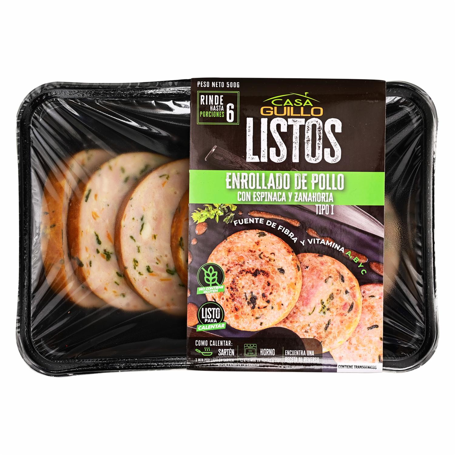 Enrollado De Pollo CASA GUILLO 500G