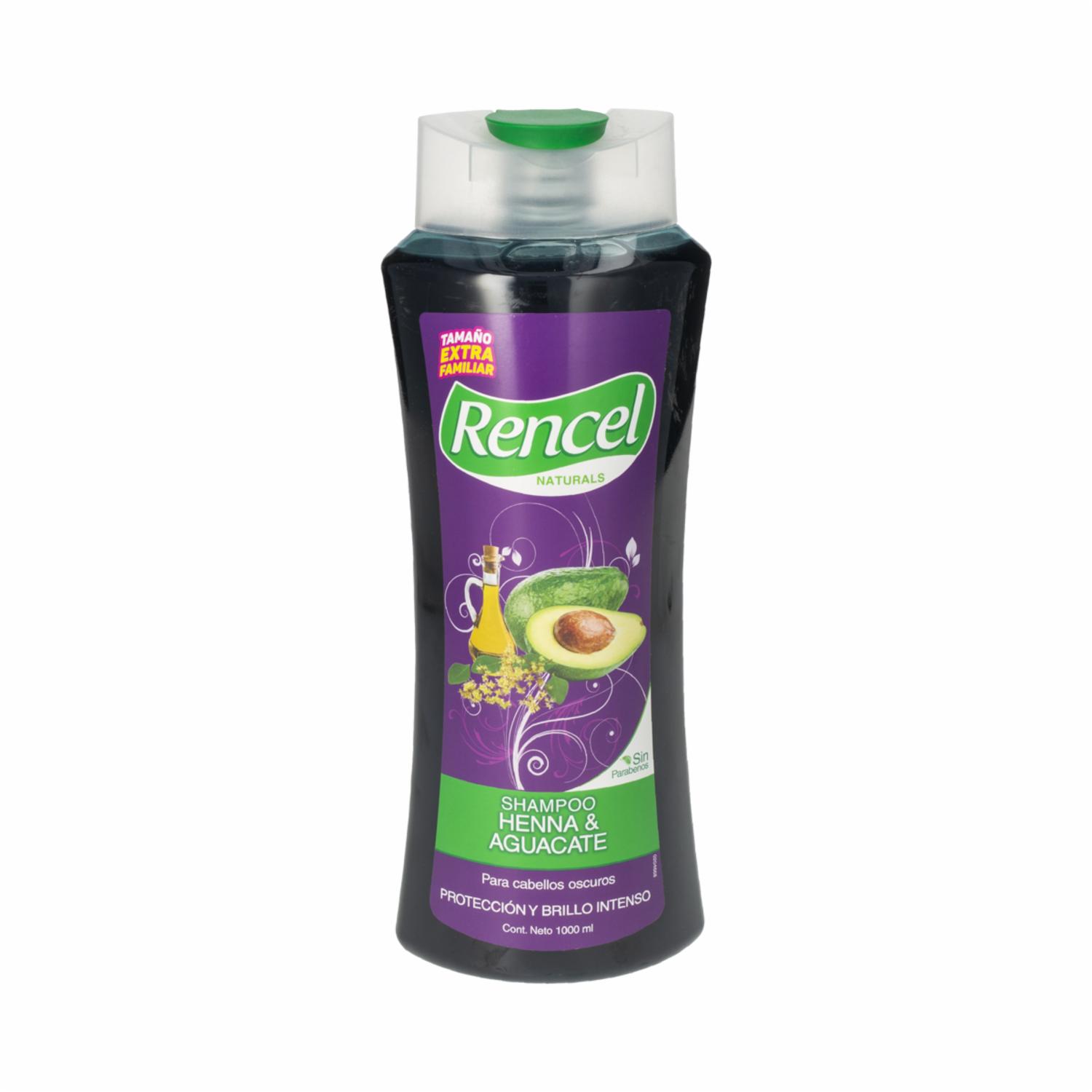 Shampoo De Cabello Henna Y Aguacate RENCEL 1000 Ml