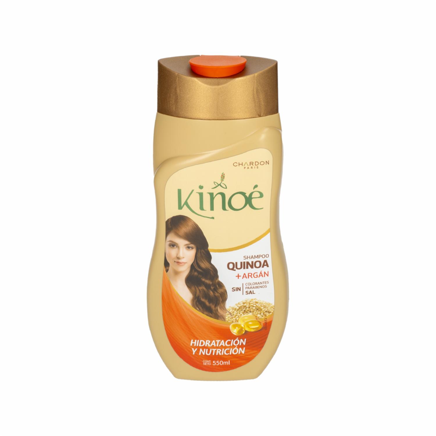 Shampoo De Cabello Argán Hidrata Y Nutre KINOÉ 550 Ml