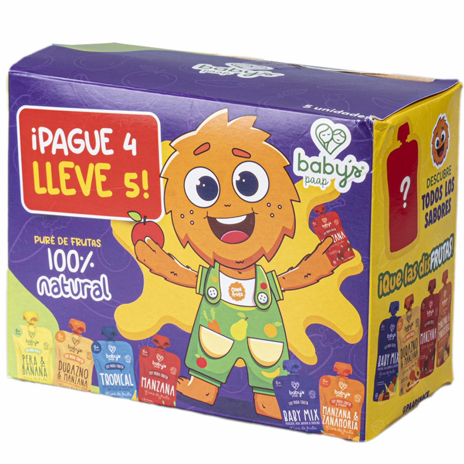 Compota Sabores Surtido 4Pack BABY’S 4 X 141.25 g