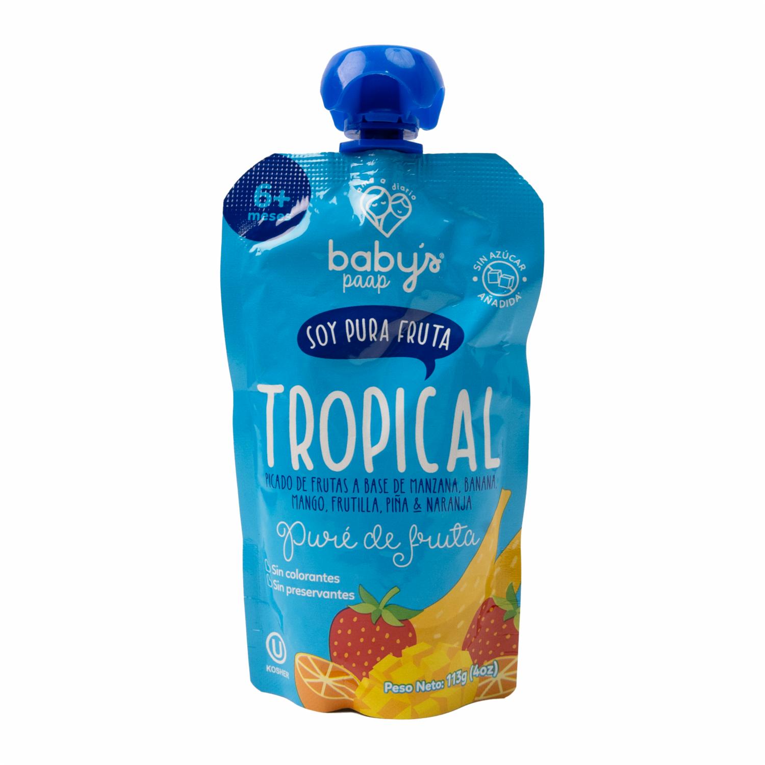 Compota Sabor A Frutas Tropicales BABY’S 113 g