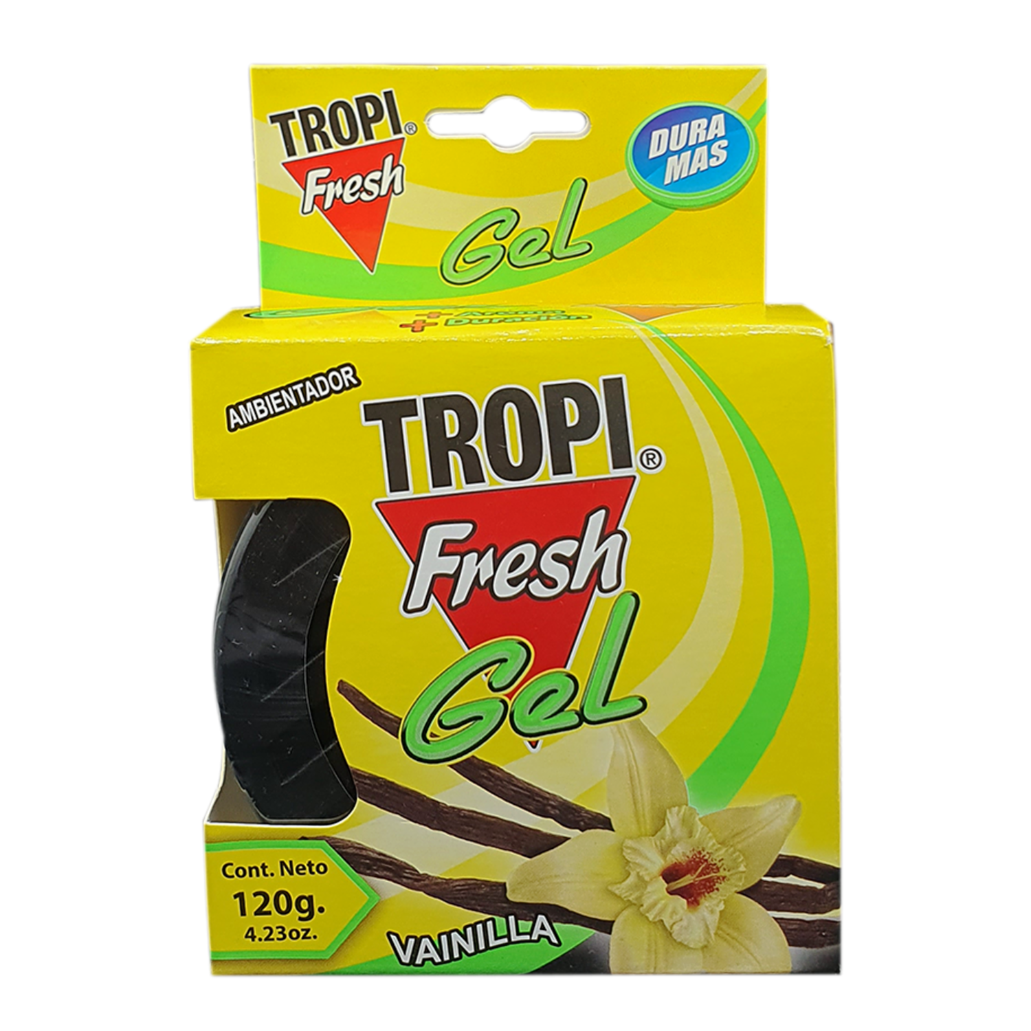 Ambiental Para Auto De Gel Aroma Vainilla TROPI FRESH 120 G