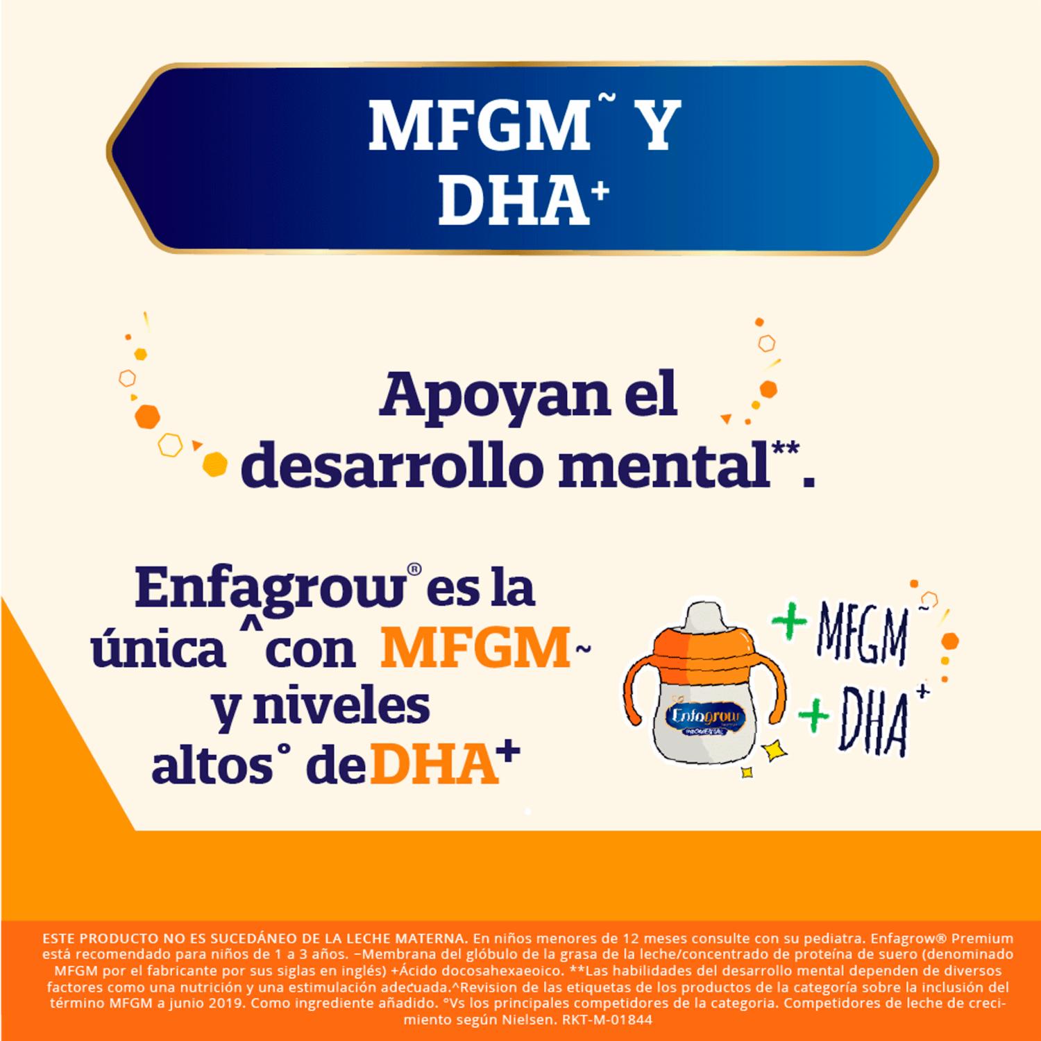 Leche Infantil Tercera Etapa Premium Promental ENFAGROW 800 G