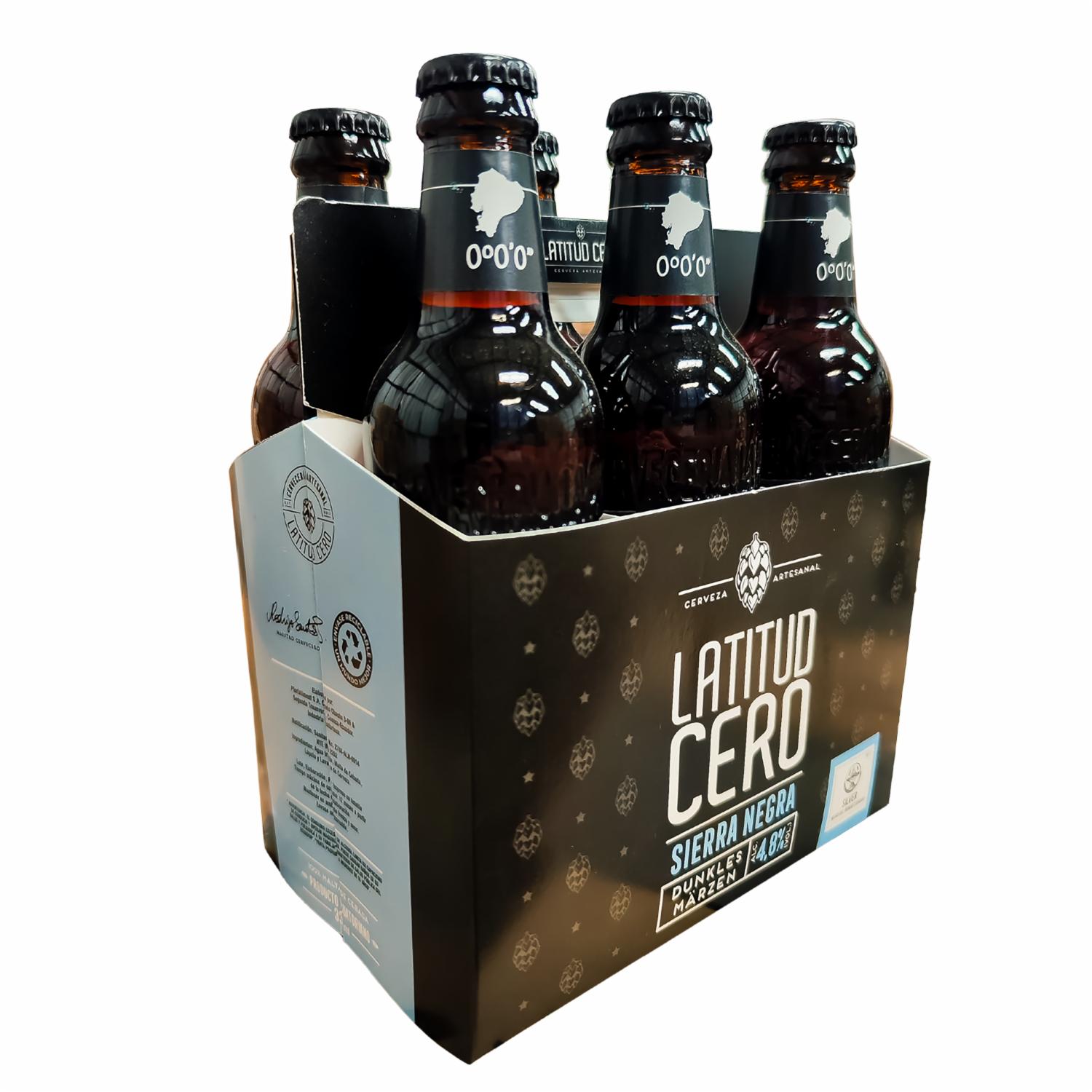 Cerveza Sierra Negra Latitud Cero 330 Ml