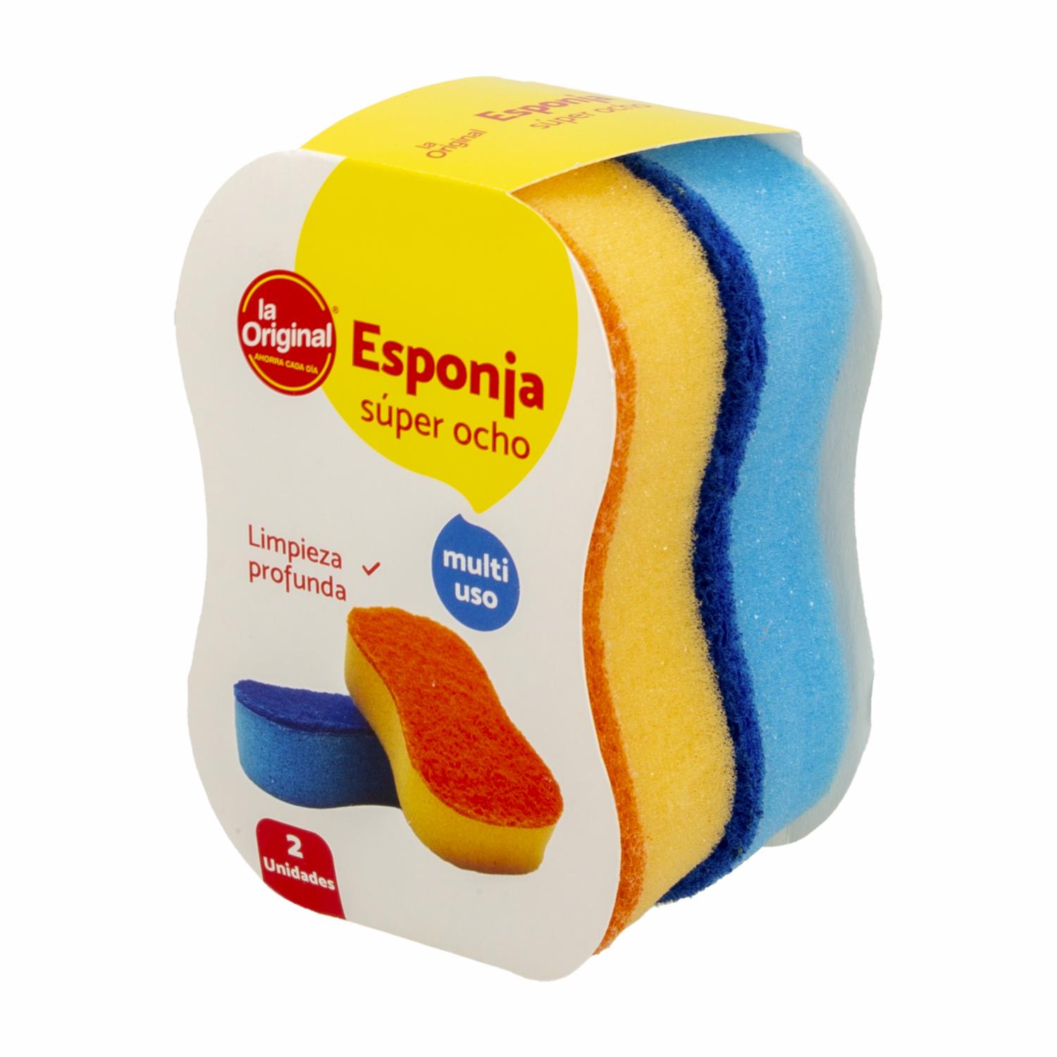 Esponja Multiusos Super Ocho LA ORIGINAL X 2 Uds