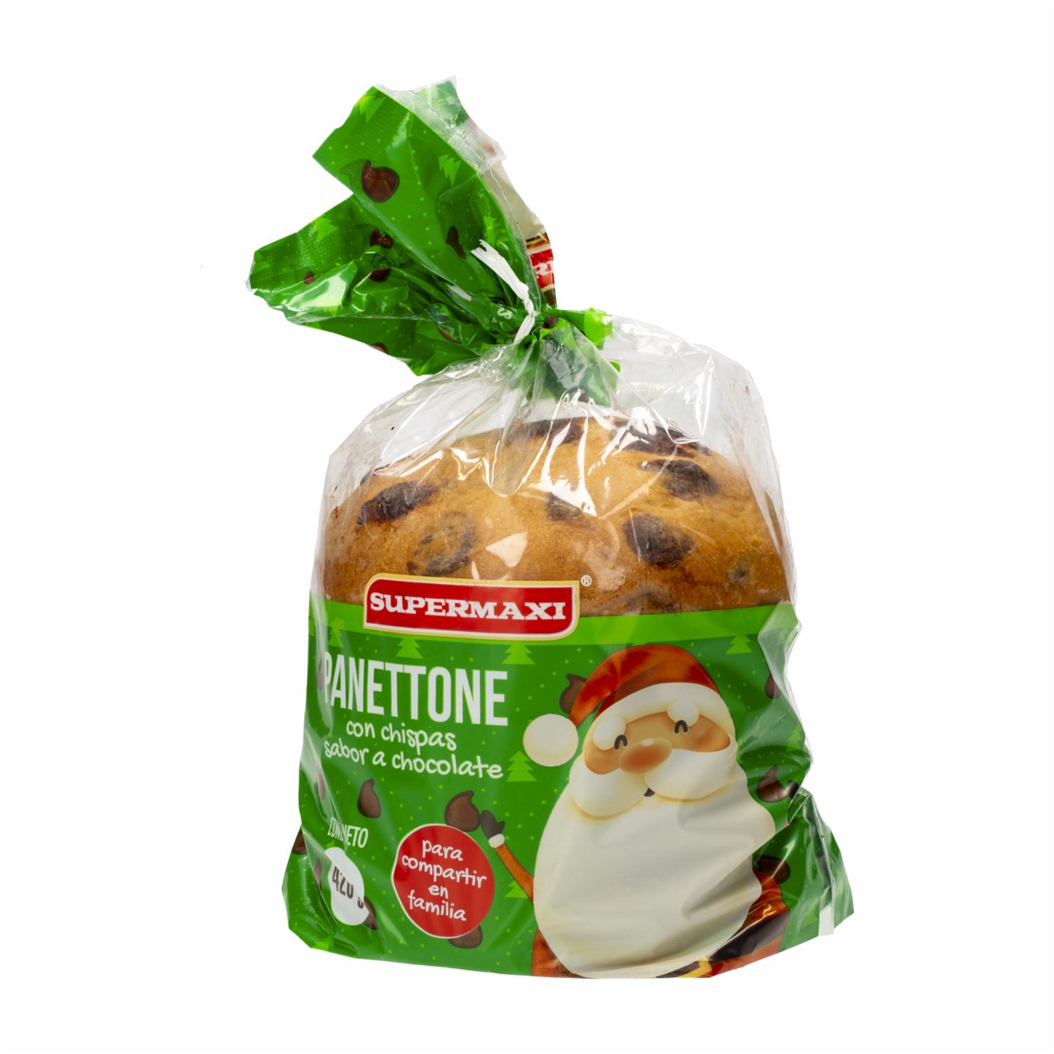 Panettone Con Chispas De Chocolate SUPERMAXI 420 G