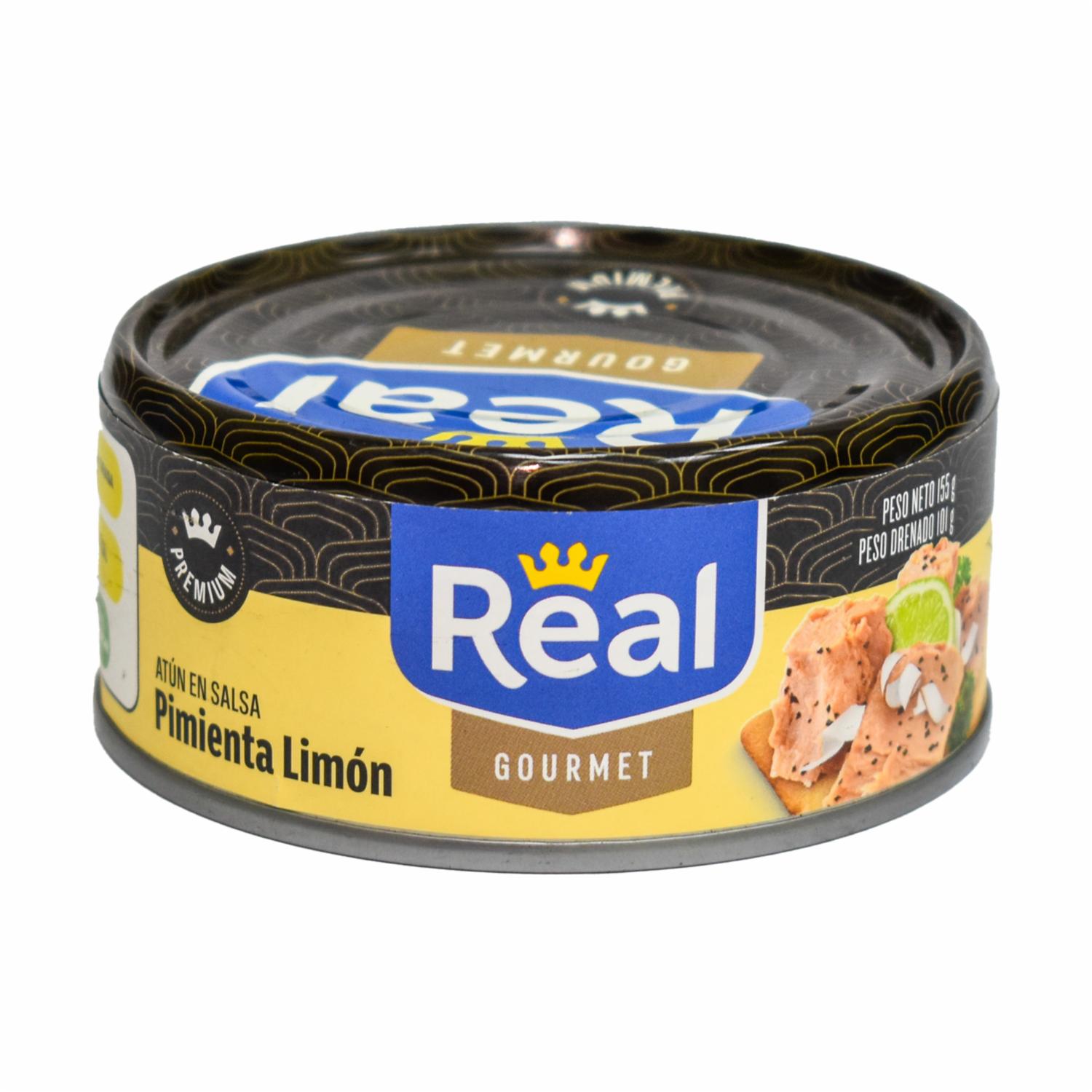 Atún Gourmet En Salsa De Pimienta Limón REAL 155 G