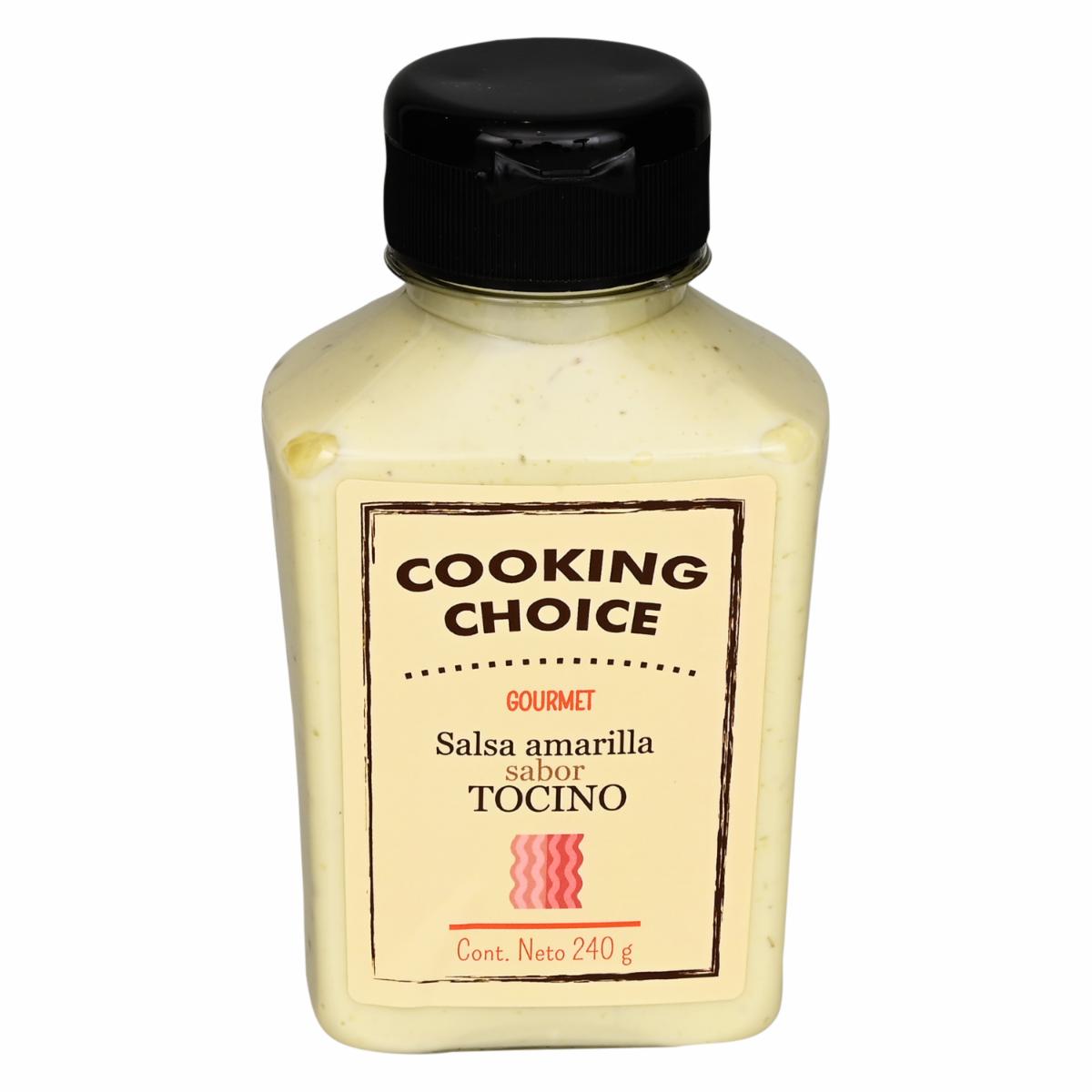Salsa De Mayonesa Amarilla De Tocino COOKING CHOICE 240 G