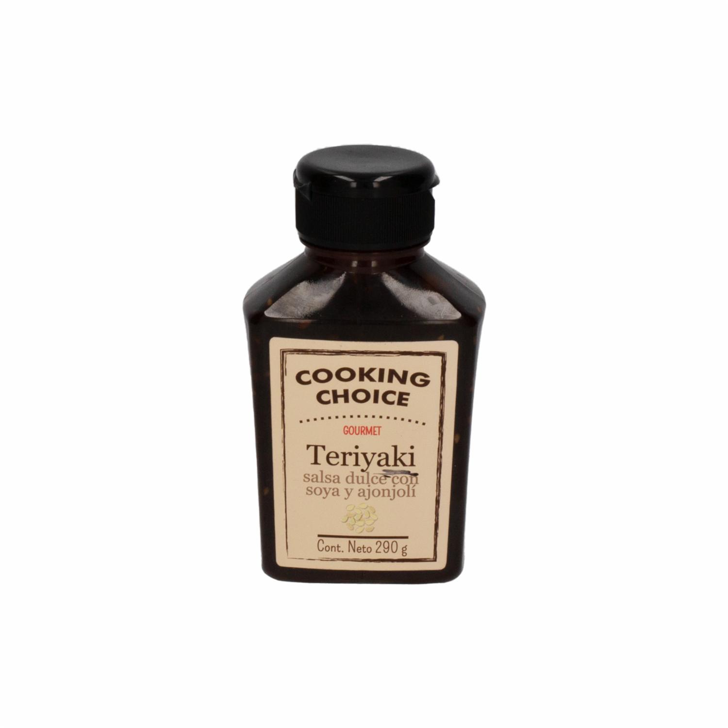 Salsa Teriyaqui Dulce Con Ajonjolí Y Soya COOKING CHOICE 290 G